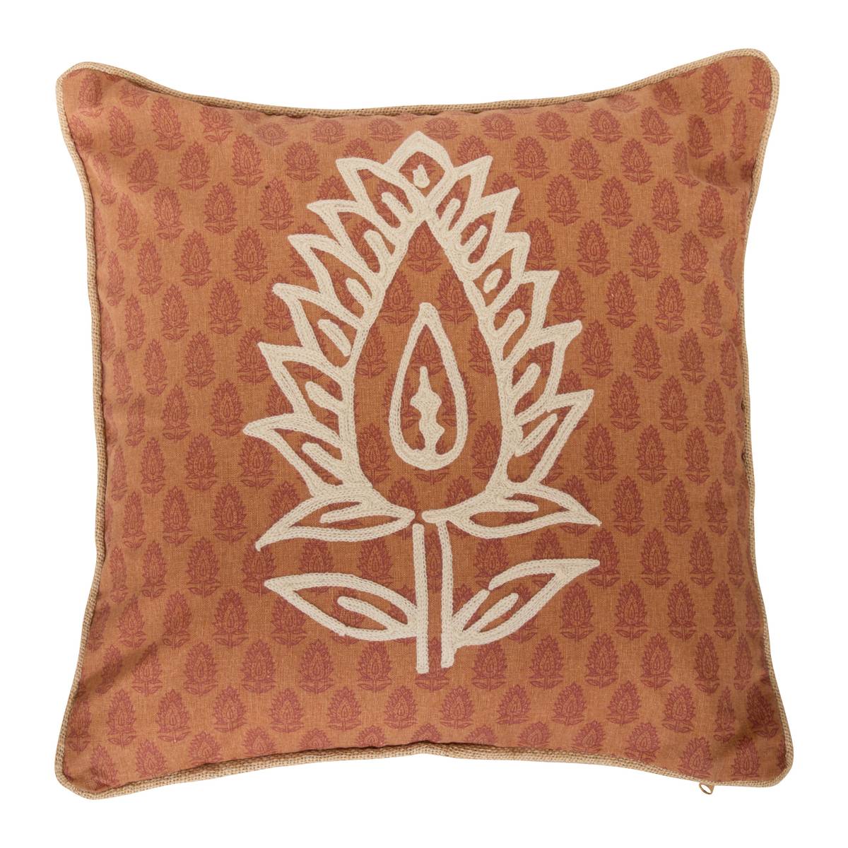"Sienna" Cushion Cover Terracotta, 40x40 cm