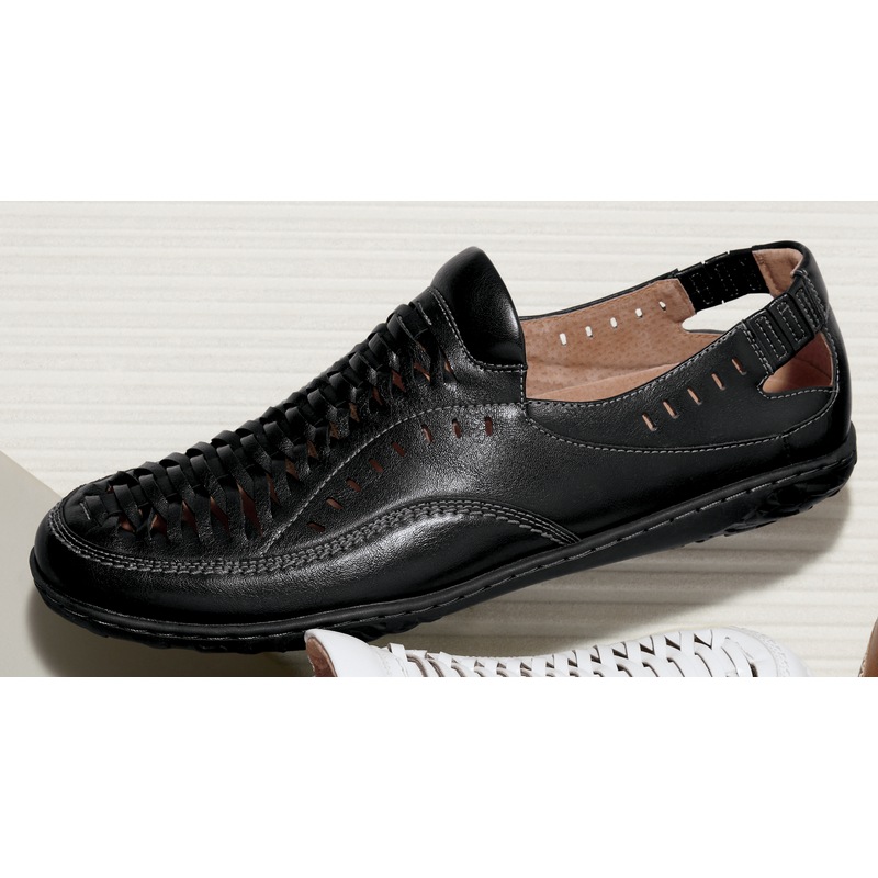Stacy Adams Men's Ibiza Woven Slip-On - MIDNIGHT VELVET CATALOG