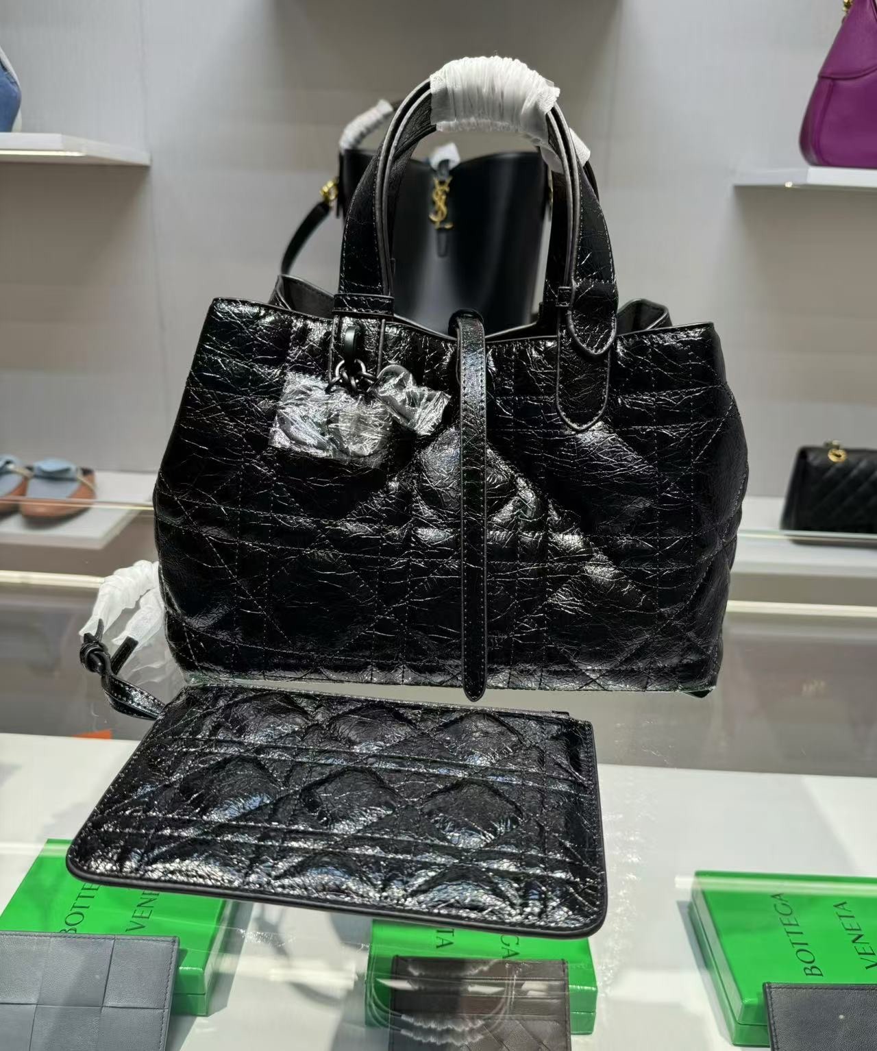 Christian Dior Medium Dior Toujours Bag Black For Women M2821SNIO_M900 – 28.5 Cm/ 11 Inches1:1High-quality replica