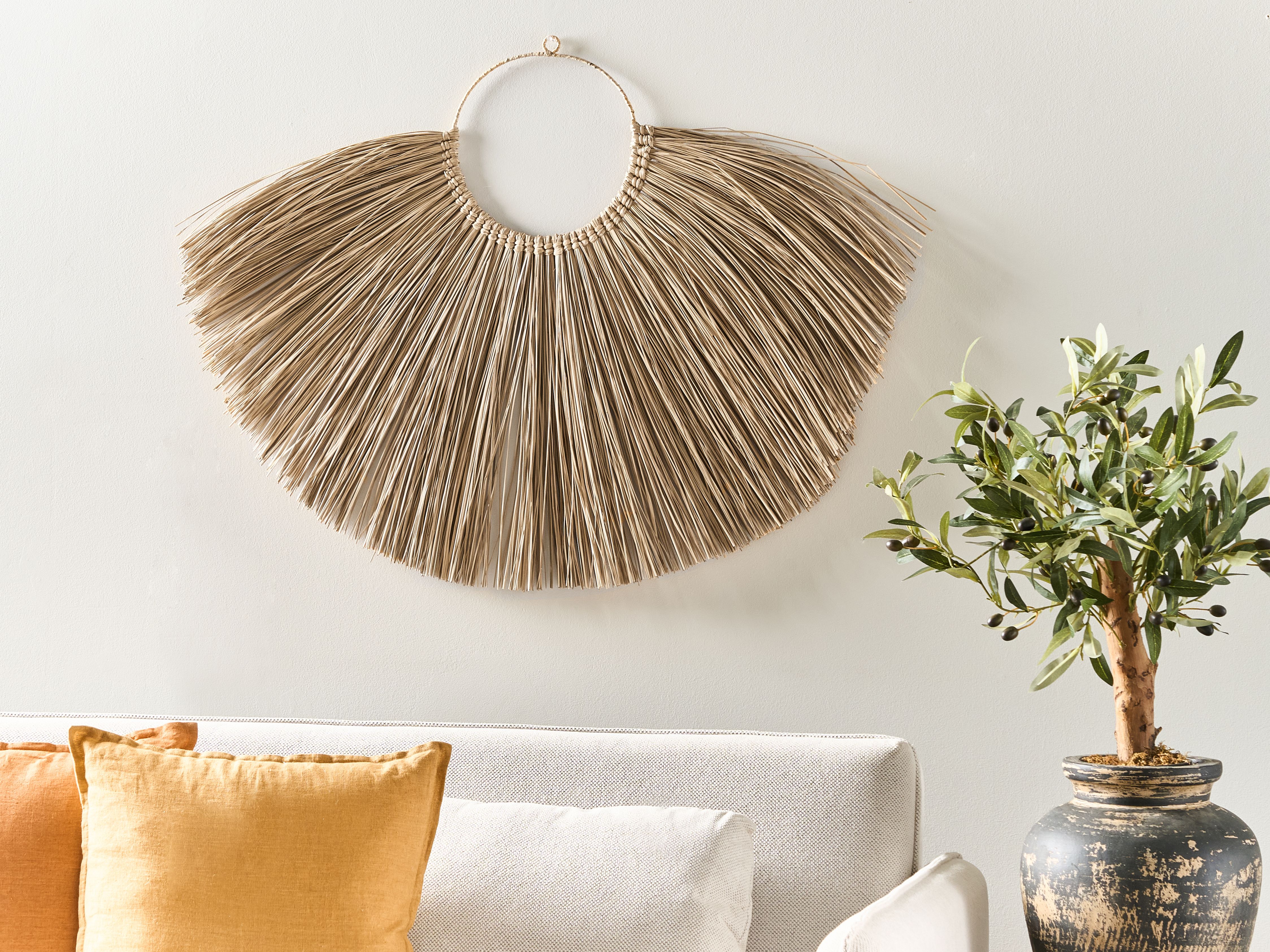 Wall Decor HATINH Seagrass 70 cm Natural
