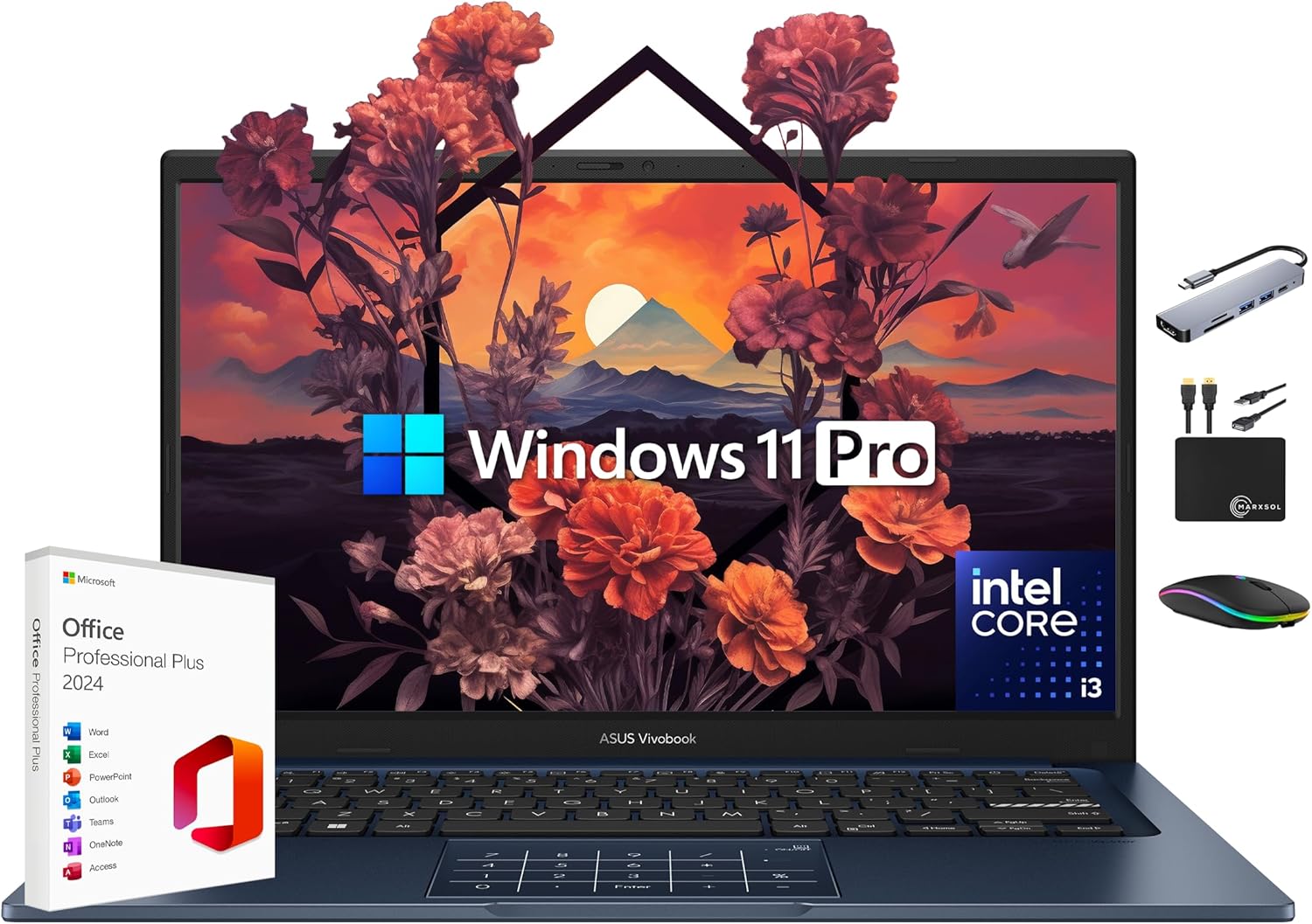 ASUS Vivobook Laptop 2025 Ultra Portable Business Computer  14