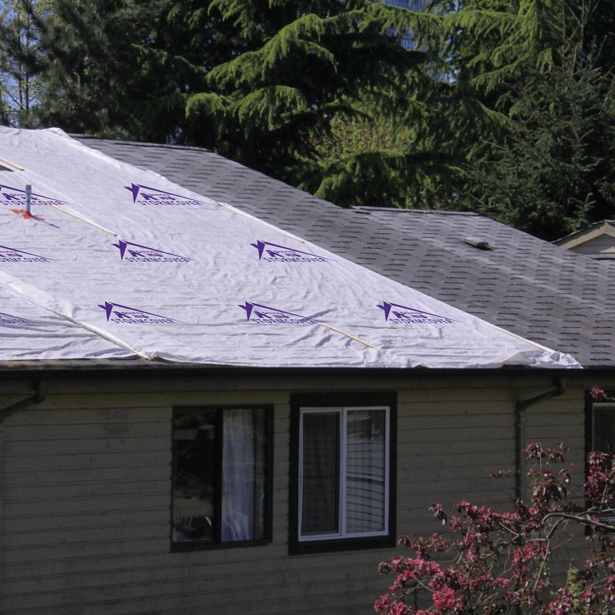 REX STORMCOVER 10 Ft. x 300 Ft. Temporary Roof Protection Tarp