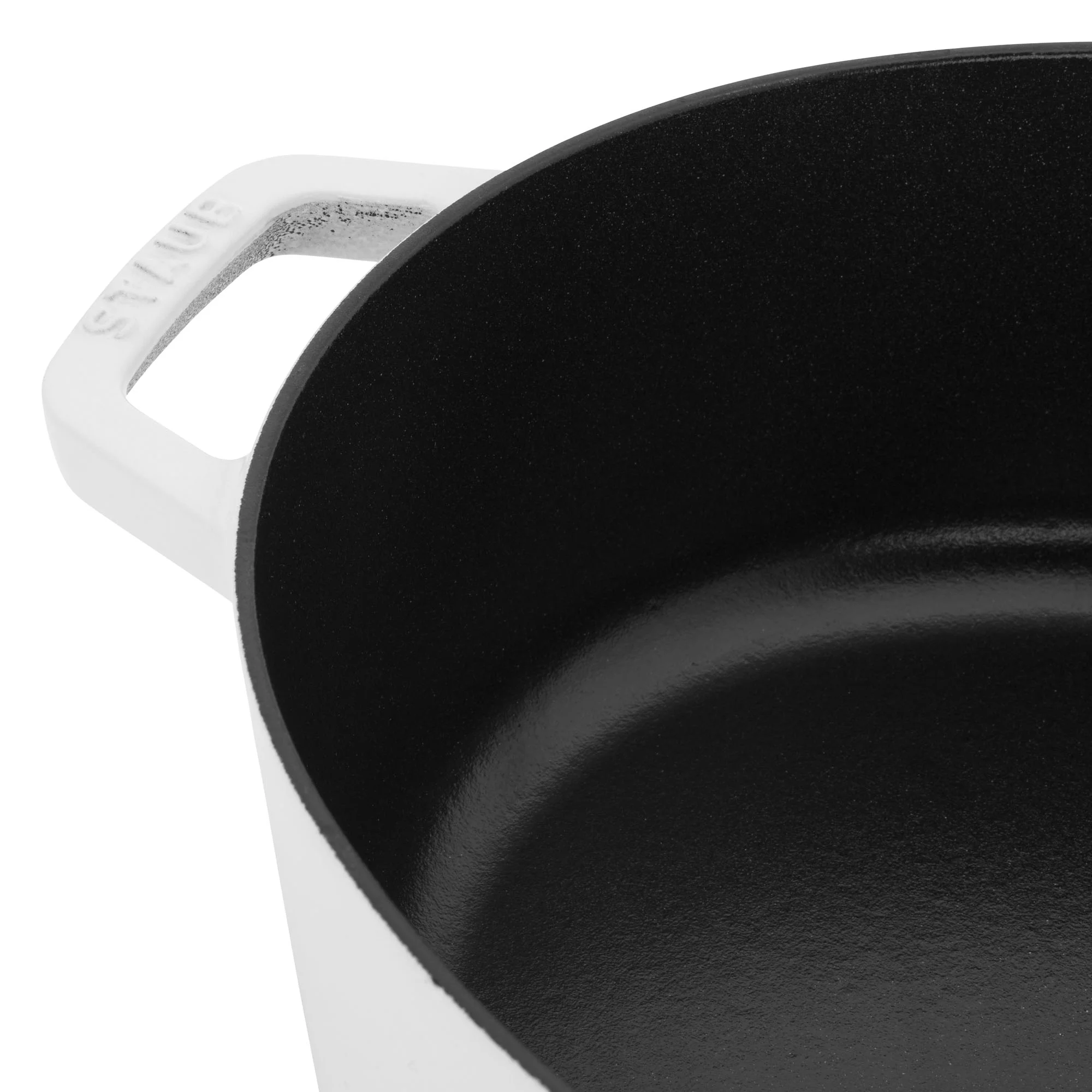 Staub Cast Iron 6.25-qt Shallow Oval Dutch Oven - Citron - Image 38