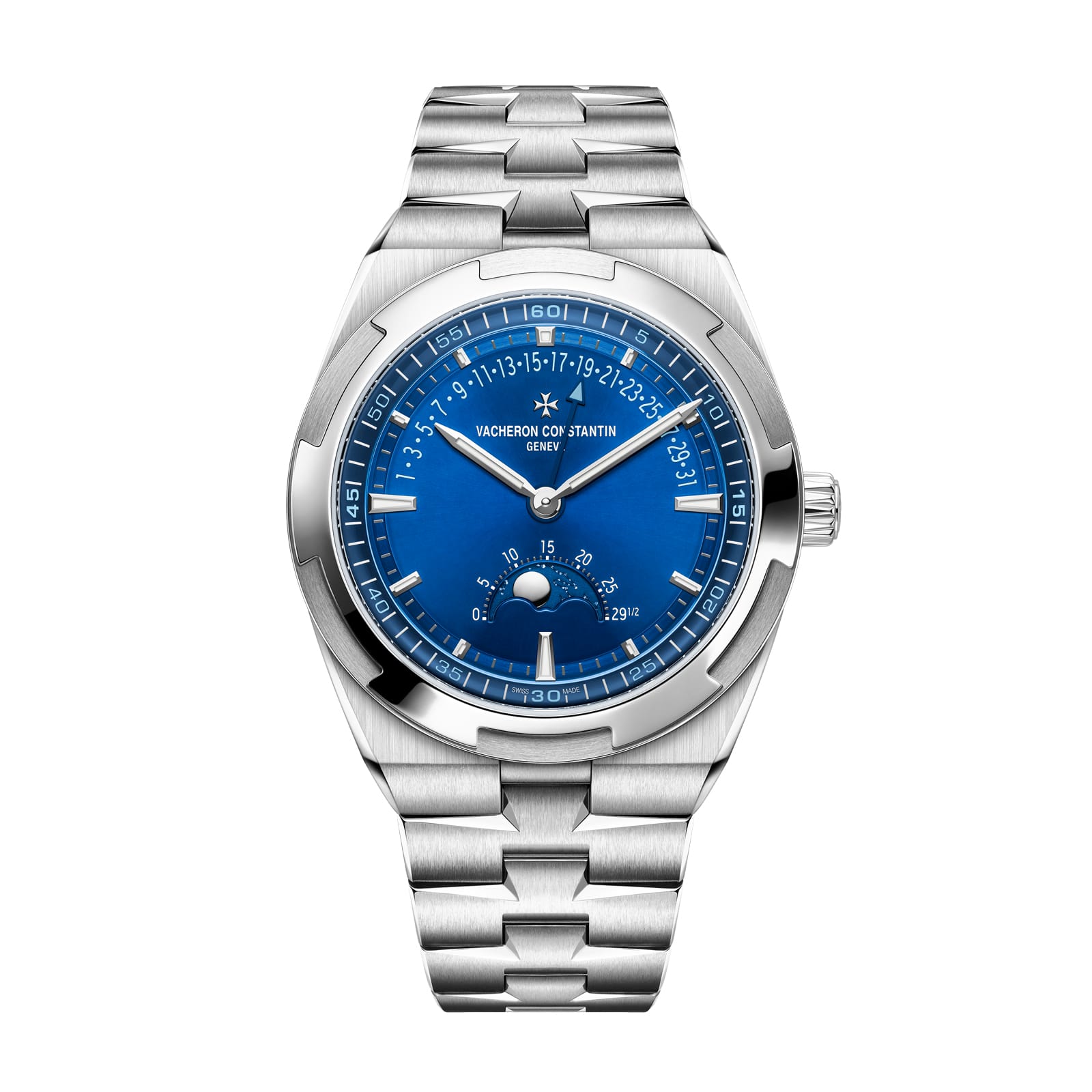 Replica Watches Fake Vacheron Constantin Overseas moon phase retrograde date Boutique Exclusive 41 MM STEEL(1:1 replica) - Top club