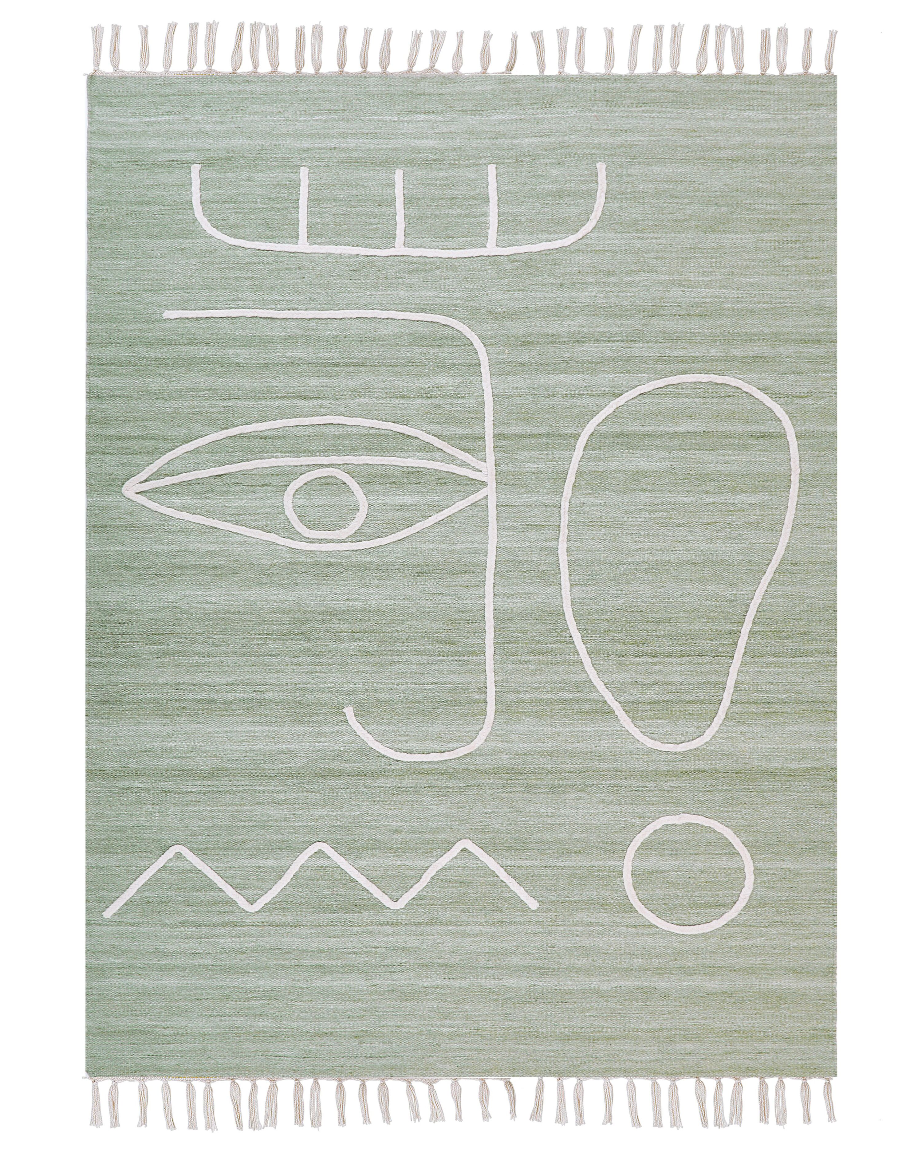 Outdoor Rug YAVU Light Green 140 x 200 cm