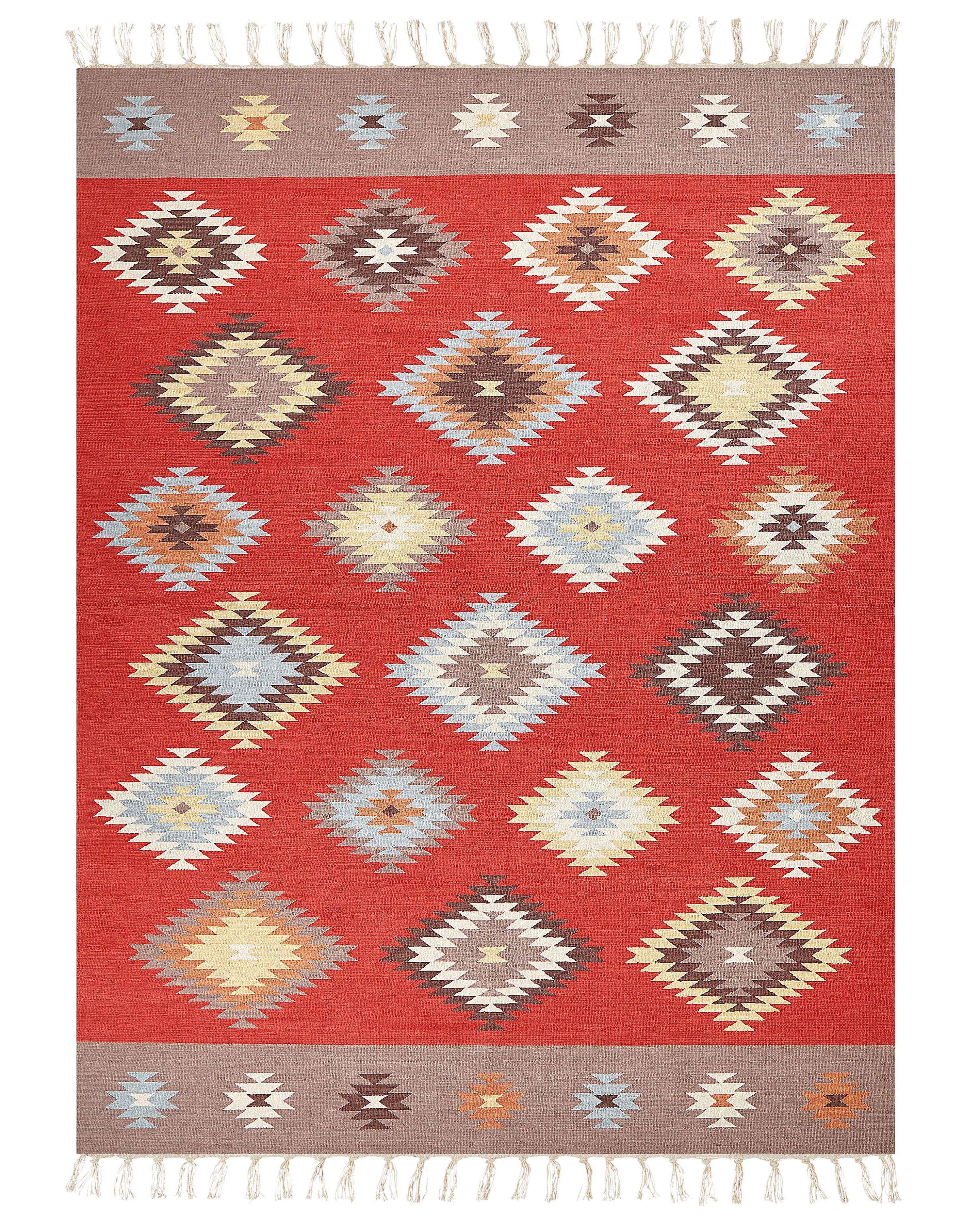 Rug LORUT Multicolour 160 x 230 cm Cotton Kilim