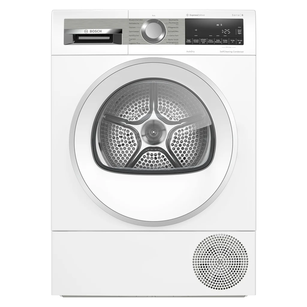 2026 Secadora de bomba de calor Bosch Serie 6 WQG235DH0 8 kg blanco A+++