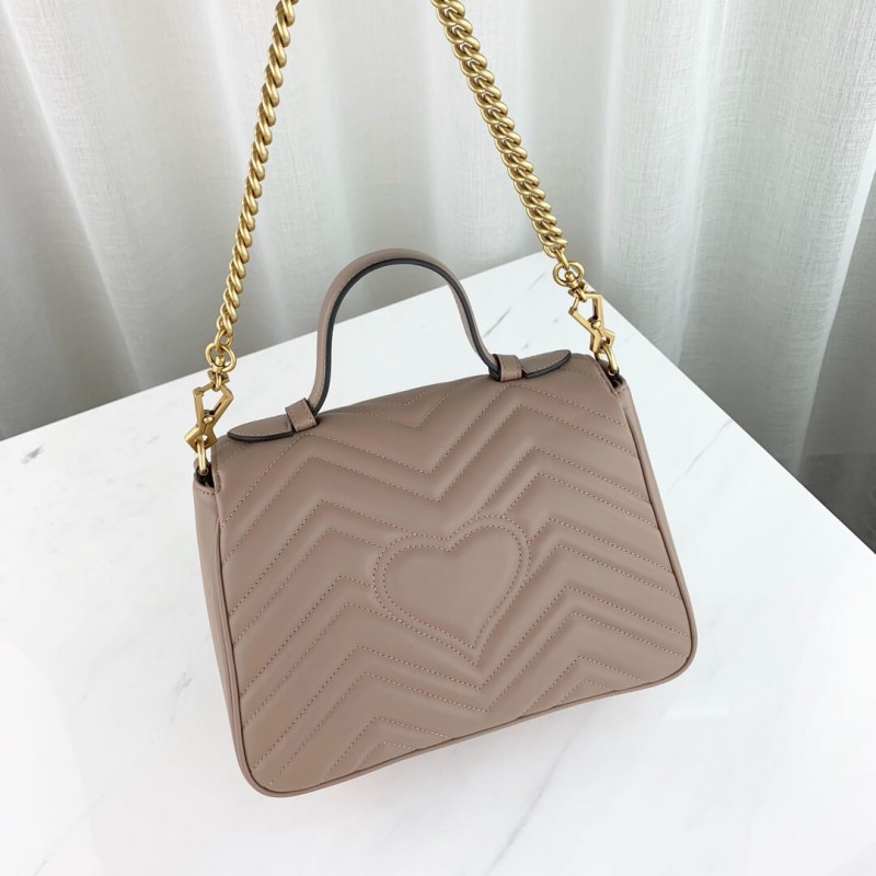 Replica Gucci Gg Marmont Matelasse Top Handle Bag 4981101:1High-quality replica