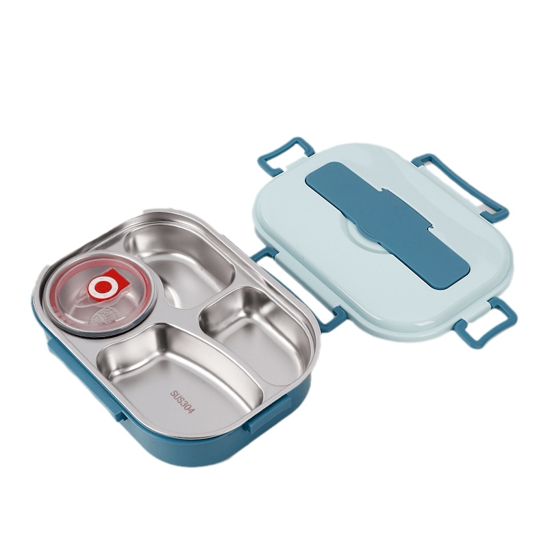 ThermoBox - Lunchbox met Soepkom en 4 Compartimenten
