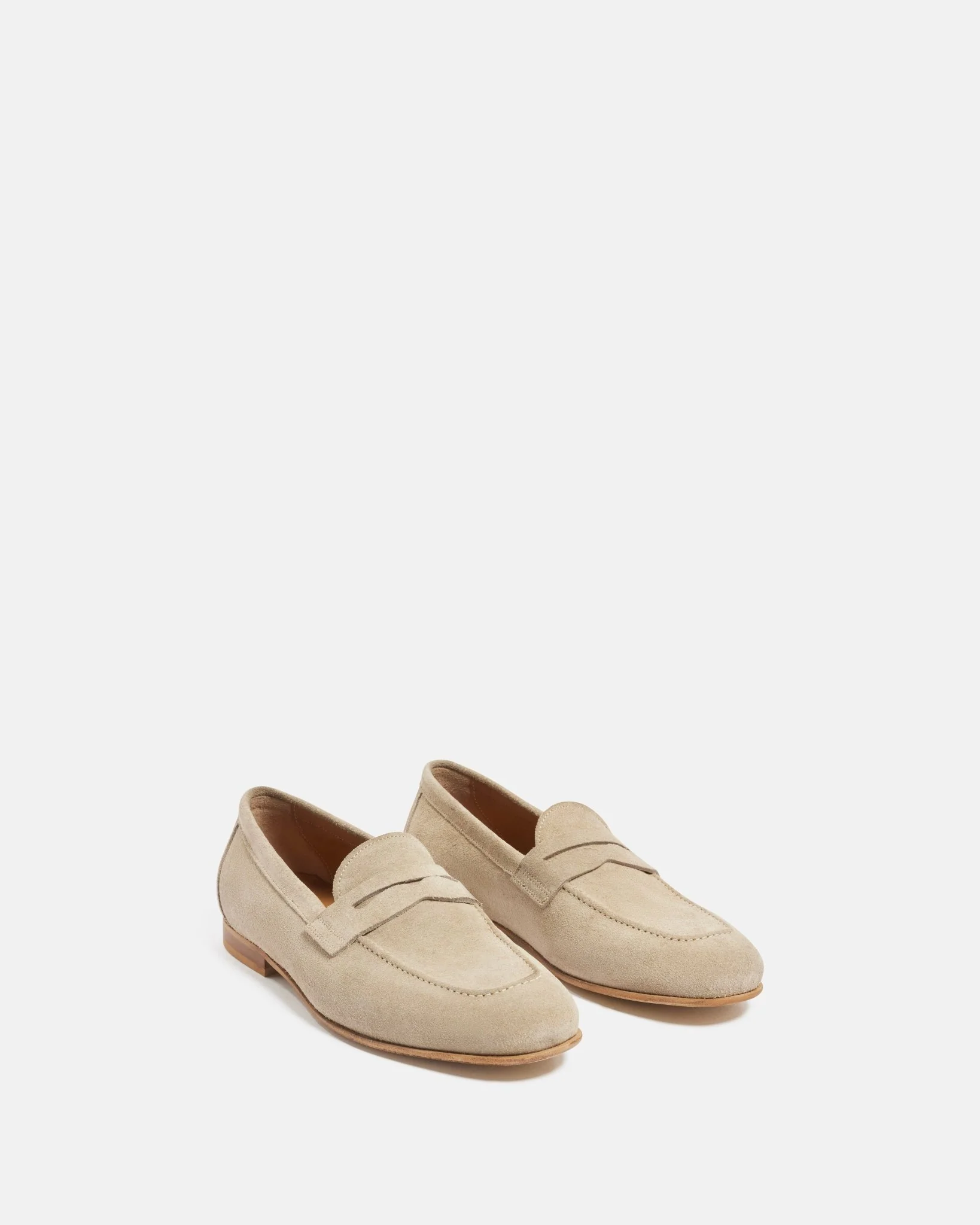MOCASSINS GABRIEL/VEL - En cuir velours sable