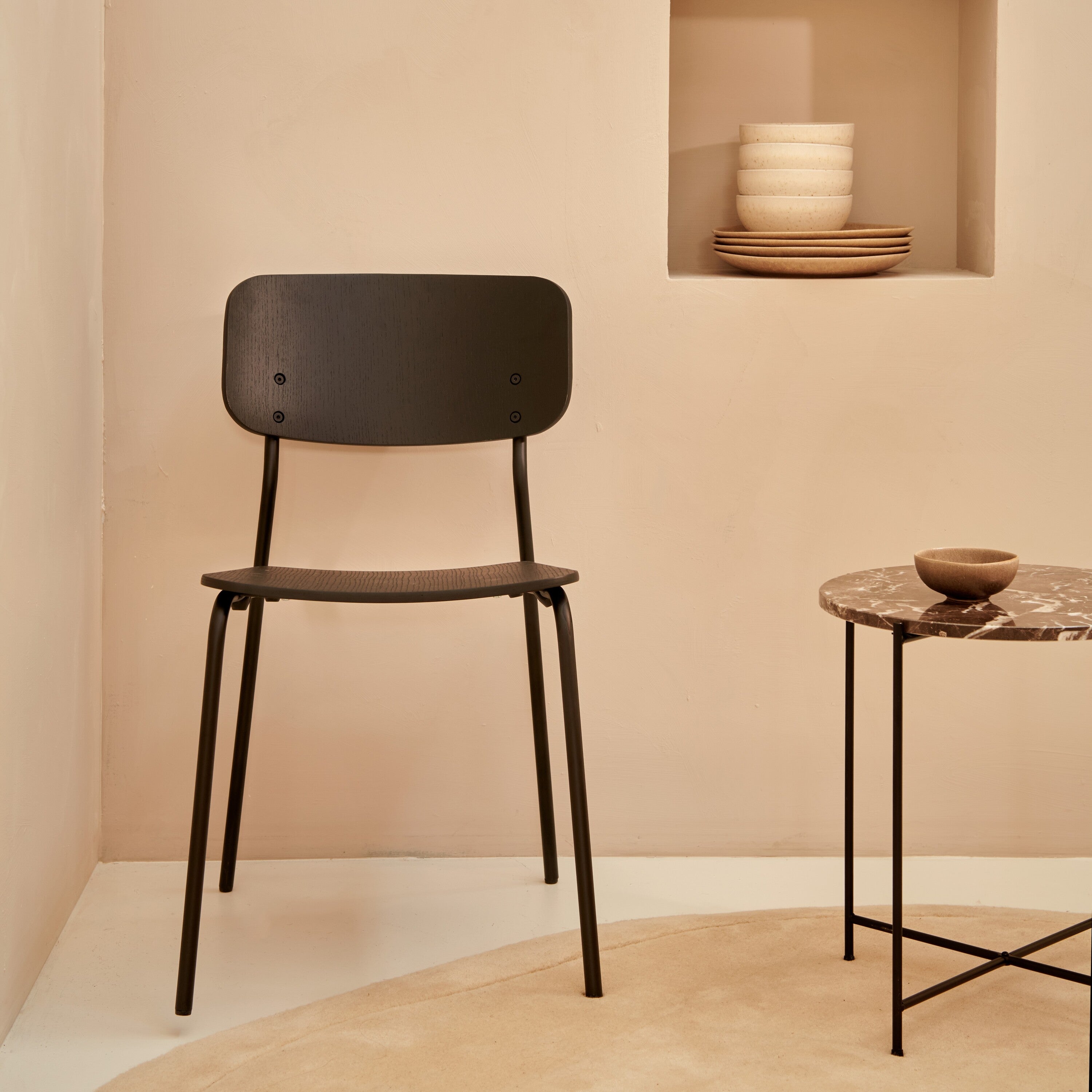 Blokker Dainty Bijzettafel Ø 42 cm - Bruin