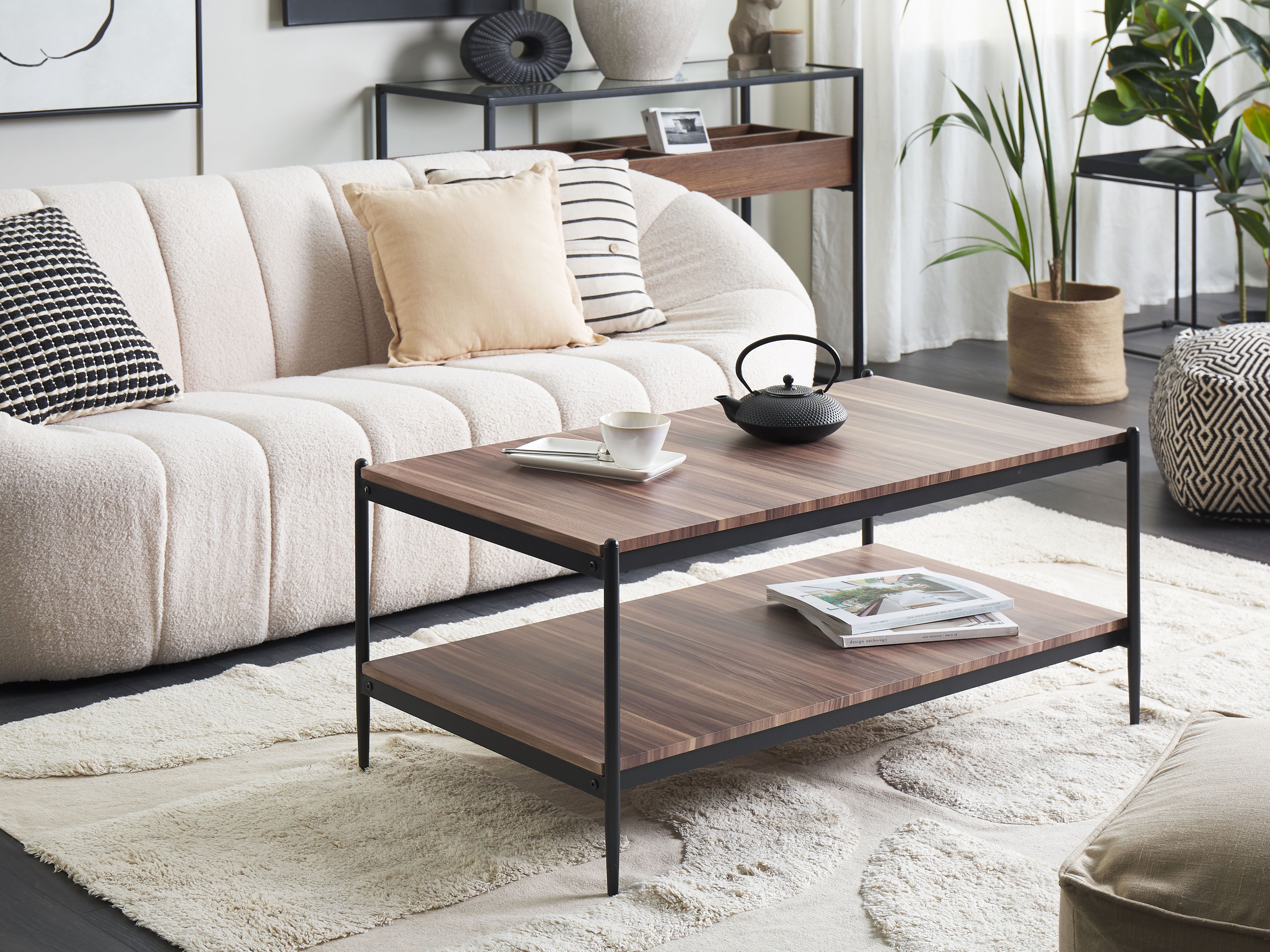 Coffee Table AVOCA Dark Brown