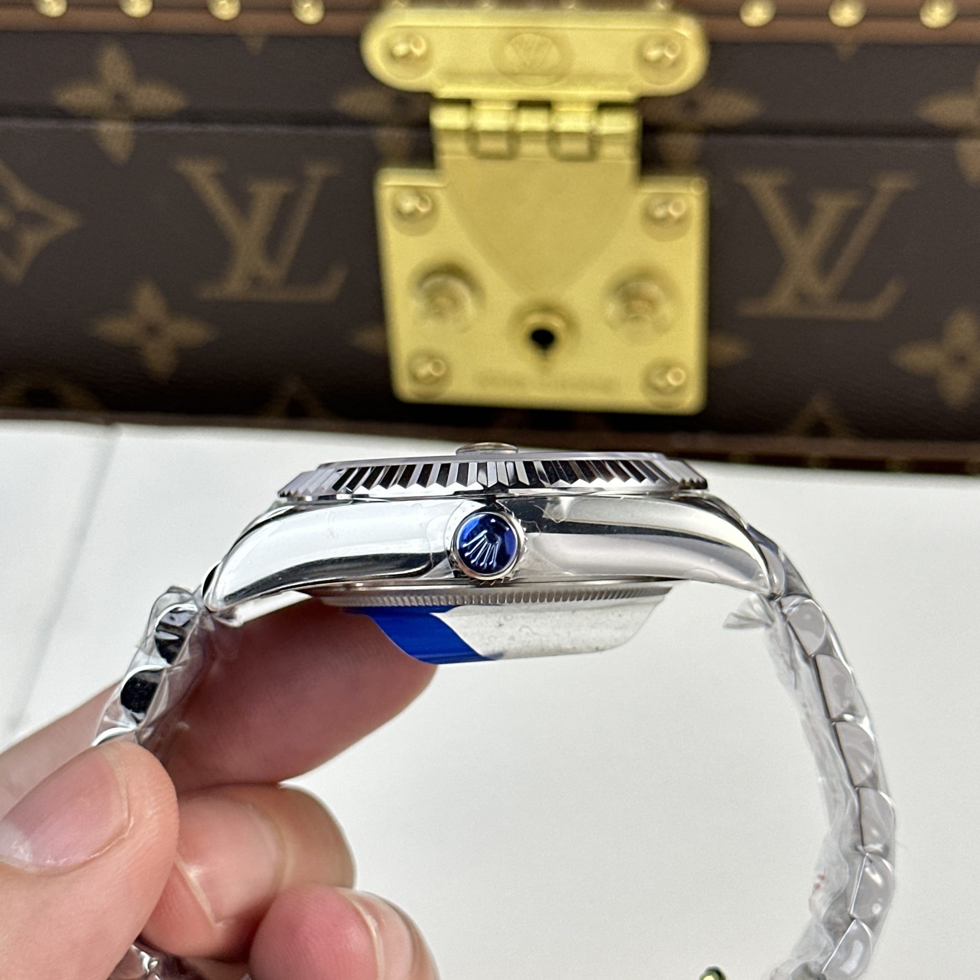 Rolex Replica Watch Sky Dweller 326934 Strap Jubilee Dial Blue 42mm - Top club