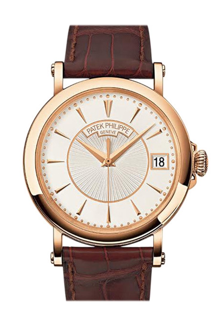 PATEK PHILIPPE Calatrava Silvery Opaline Dial 18K Rose Gold Men's Watch 5153R-001(1:1 replica) - Elite Watch Atelier