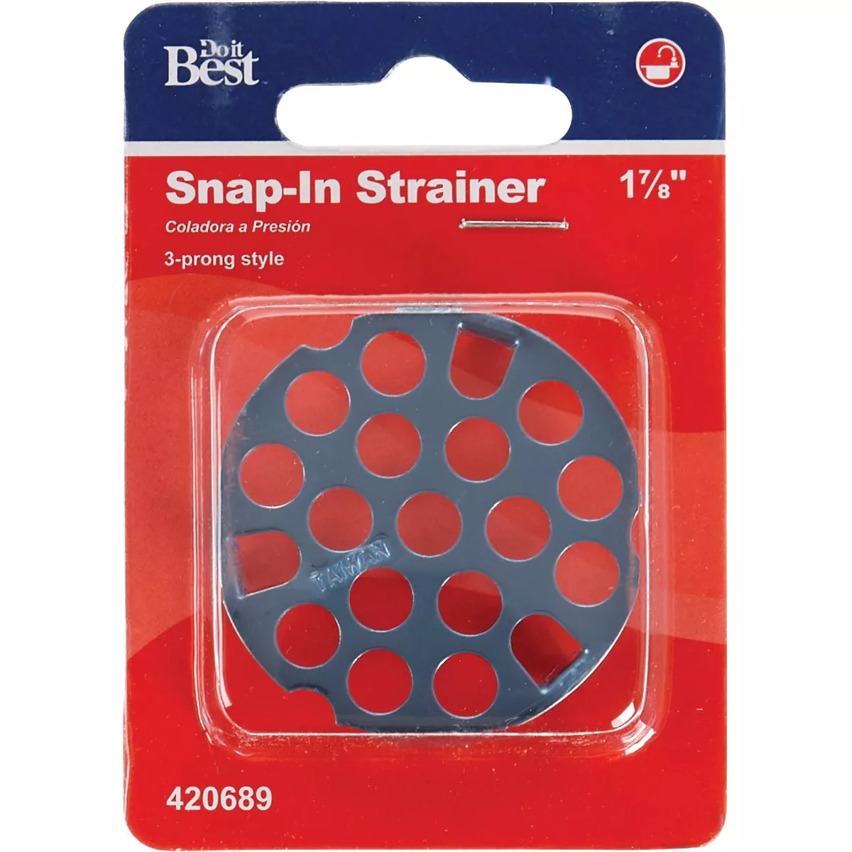 Do it 1-7/8 In. Stainless Steel Tub Drain Strainer