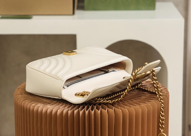 Replica Gucci GG Marmont Medium White1:1High-quality replica