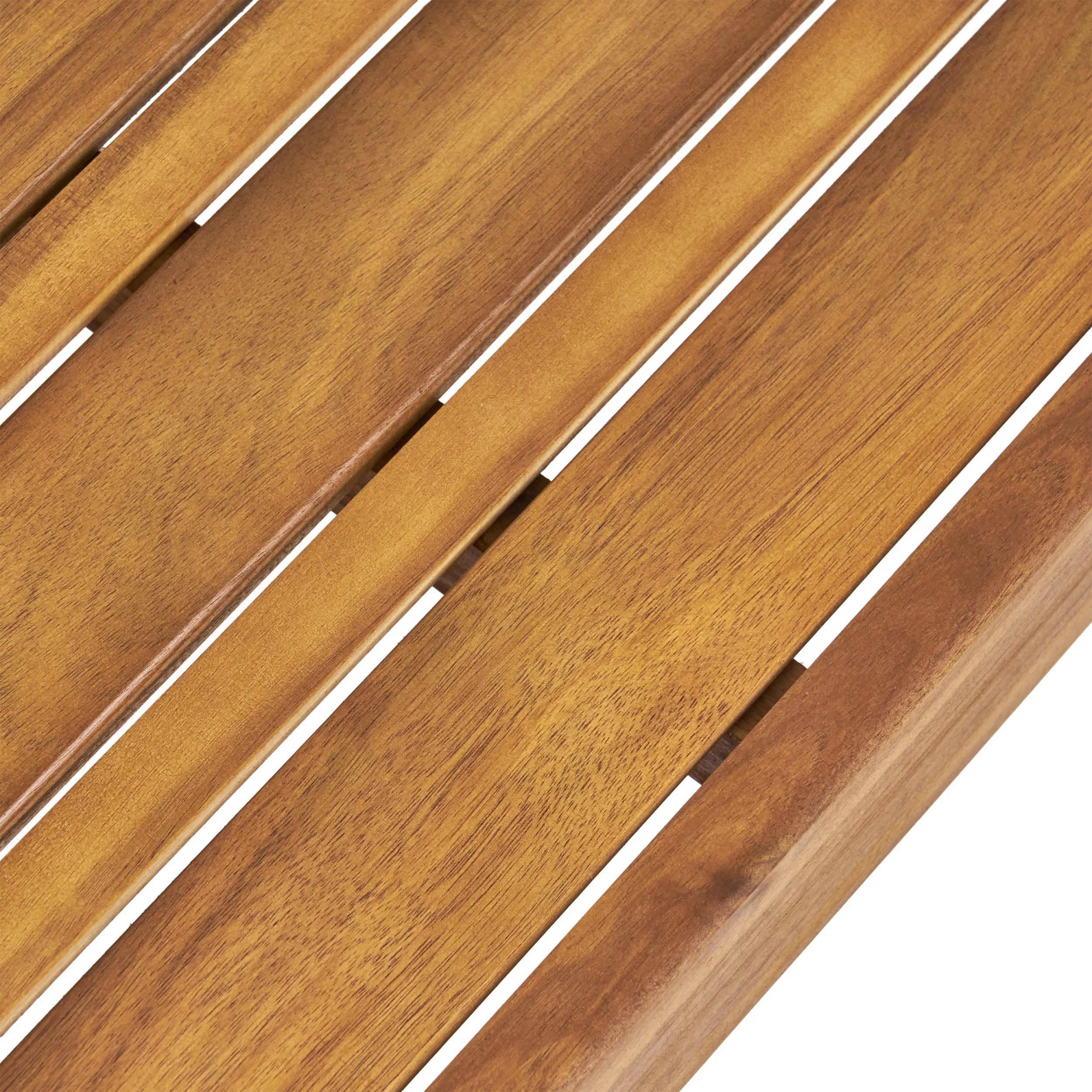Kaena Acacia Wood Outdoor Coffee Table, Teak - Image 10