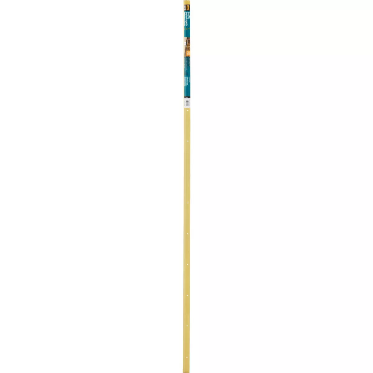 M-D Building Products 1-3/8 In. X 72 In. Satin Brass Aluminum Carpet Trim with Screw Nails