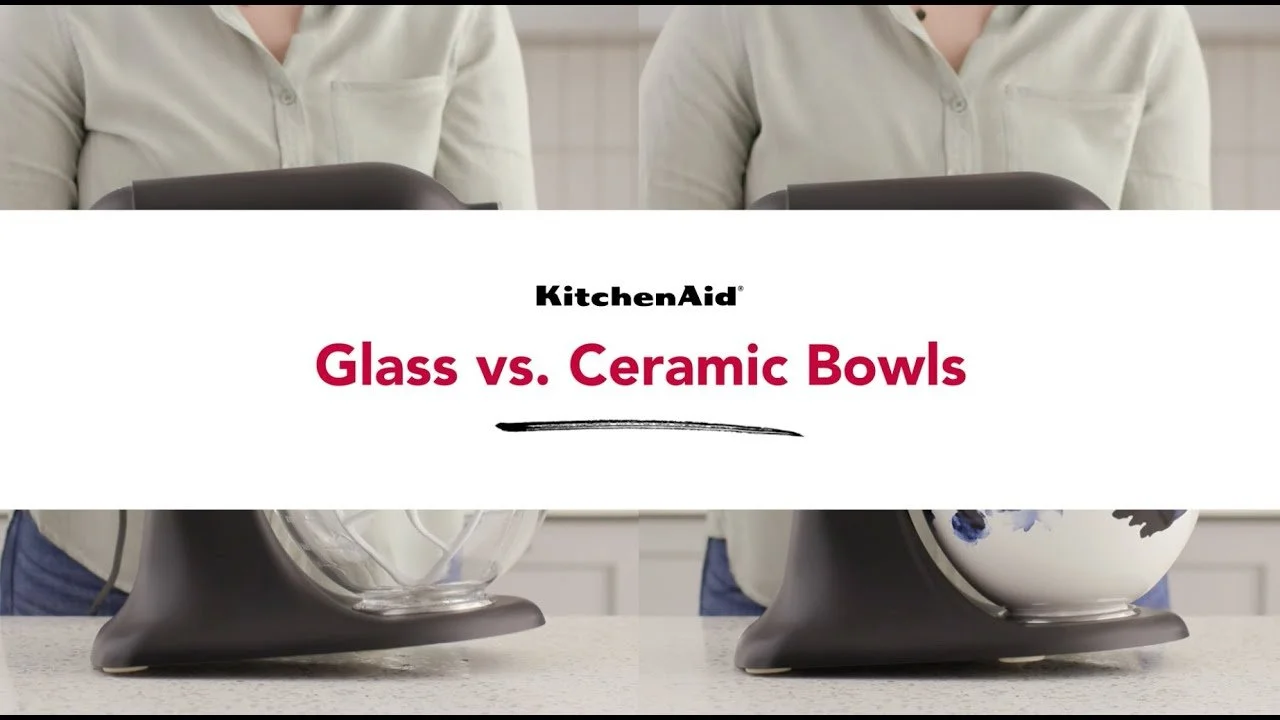 KitchenAid 5-Quart Poppy Ceramic Bowl | Fits 4.5-Quart & 5-Quart KitchenAid Tilt-Head Stand Mixers - Image 5