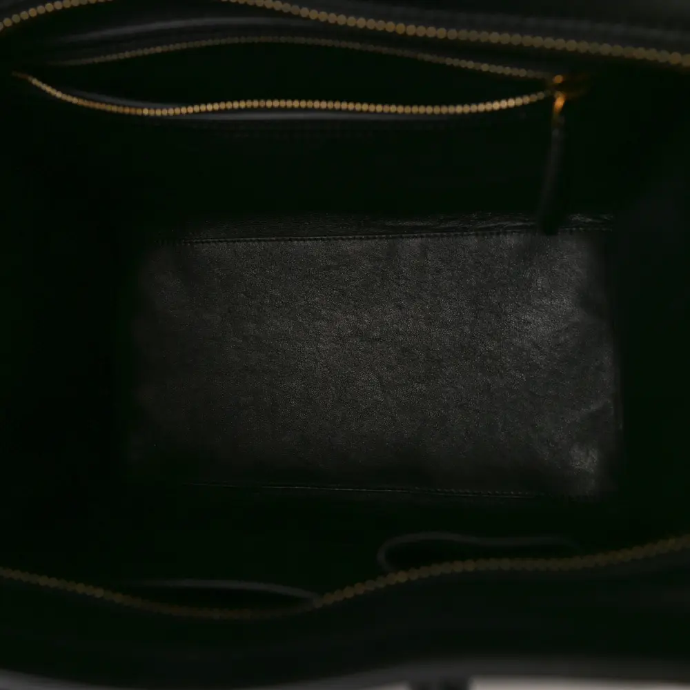 Replica Handbags That Shine: Celine Black Smooth Calfskin Mini Bag1:1High-quality replica