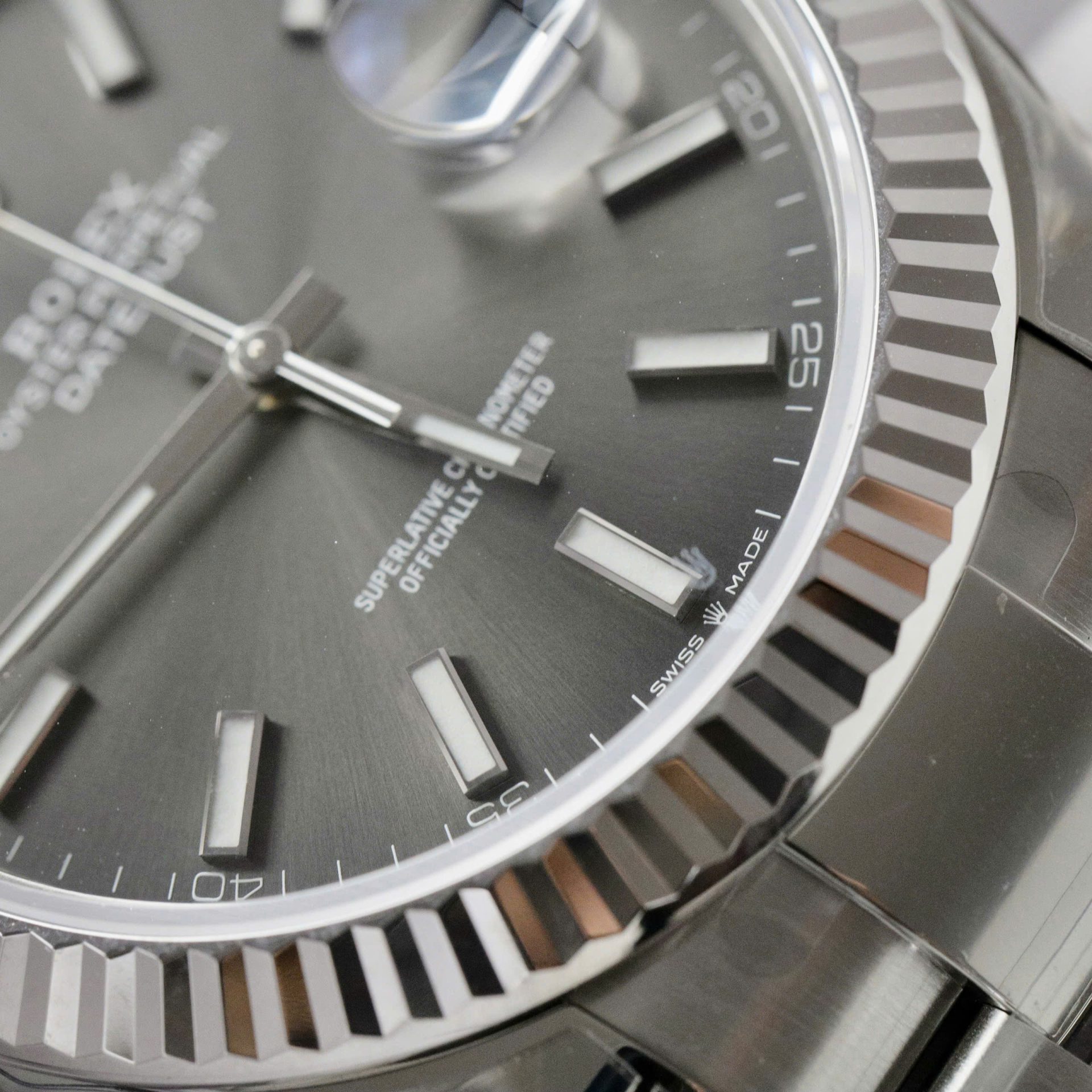 Rolex DateJust 126334 Replica Watch Gray Dial Oyster Strap VS Factory 41mm - Top club