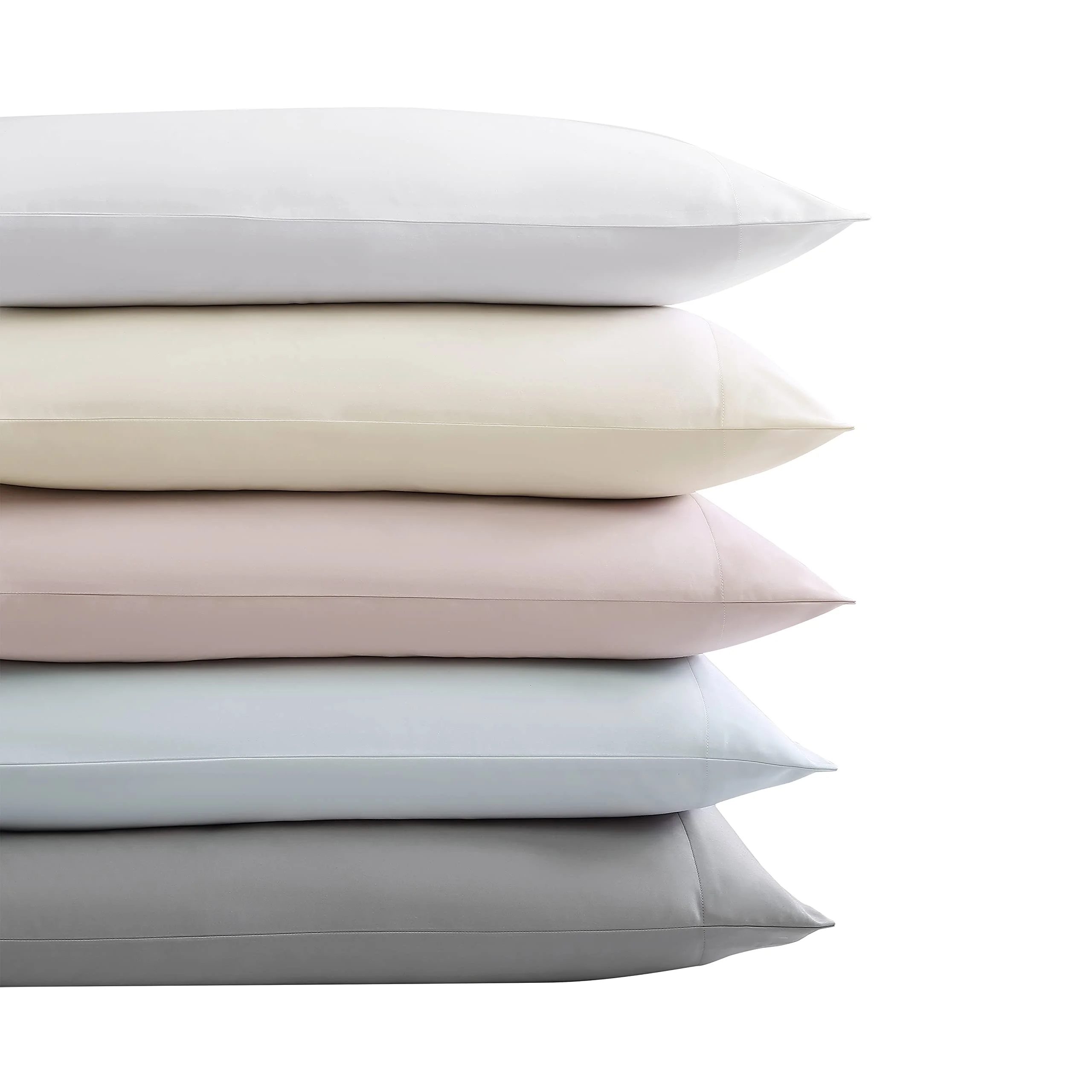 Vera Wang - 4 pieces, Queen Sheet Set, Luxury Sateen Cotton Bedding, 800 Thread Count, Soft & Smooth Home Decor (Ivory, Queen) - Image 5