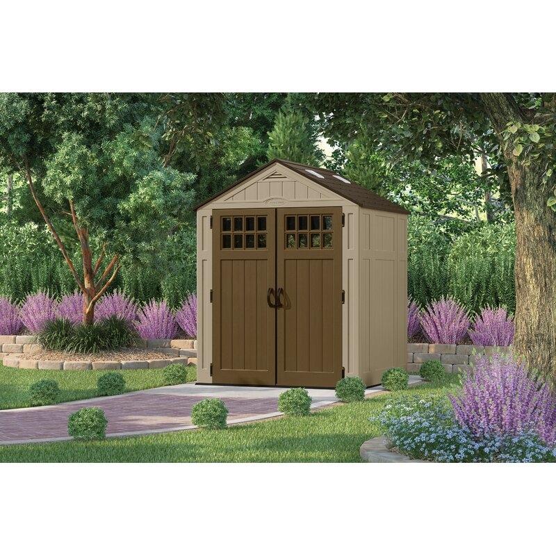 Suncast Resin Storage Shed 6 ft. 3 in. W x 5 ft. 6 in. D - BMS6510D - Image 10 Suncast Resin Storage Shed 6 ft. 3 in. W x 5 ft. 6 in. D - BMS6510D - Image 10