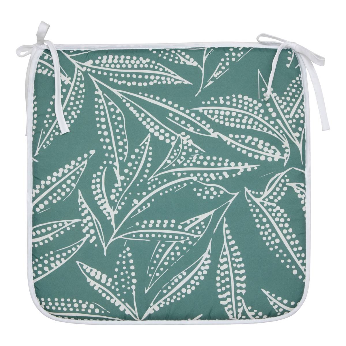 Chair Cushion "Tropical" Dark green, 39x39 cm