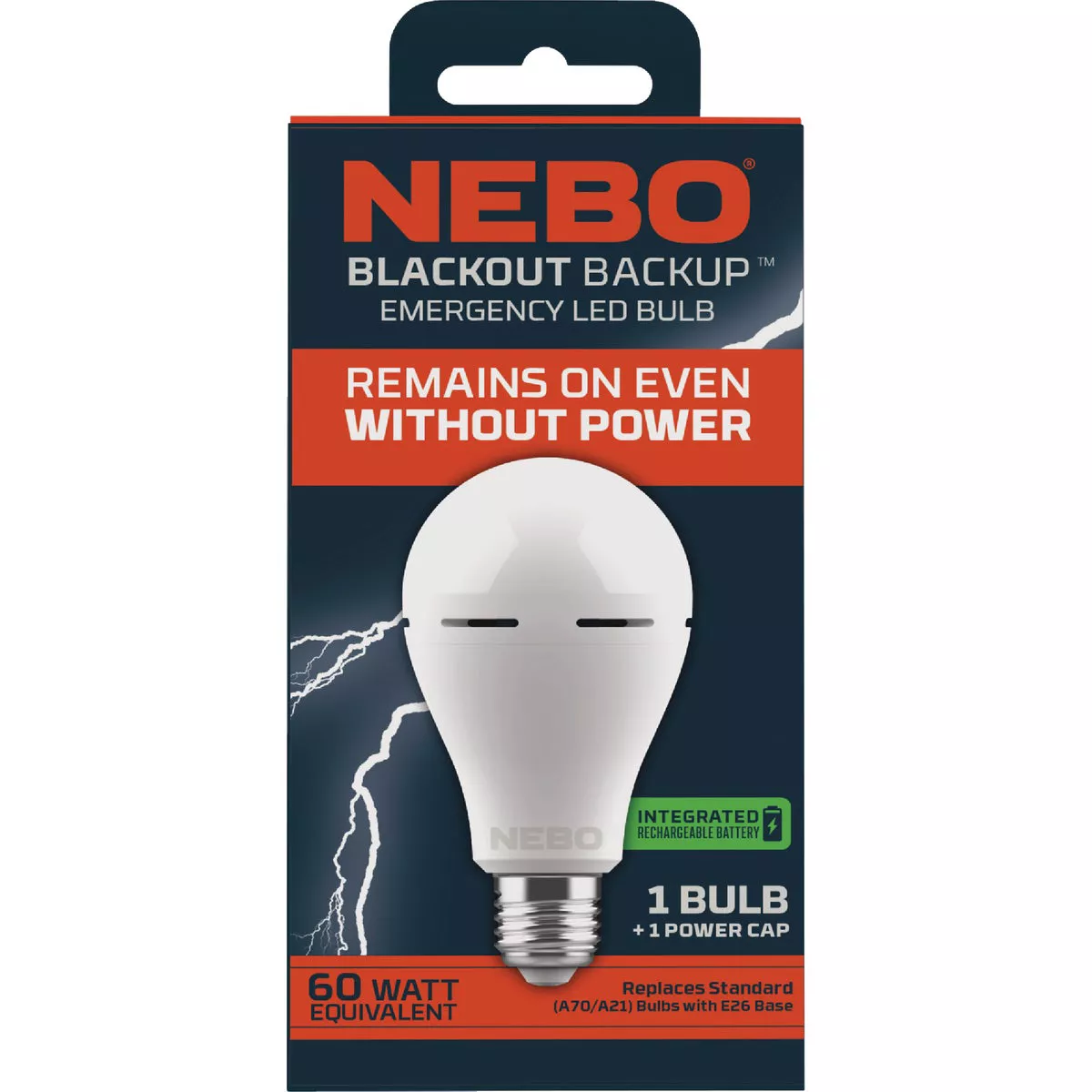 Nebo Blackout Backup Emergency LED Light Bulb