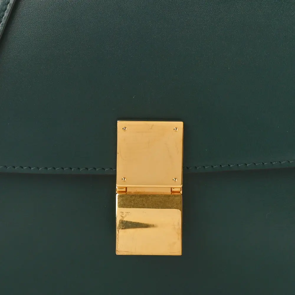 Superfake Celine Amazone Box Calfskin Bag with Gold Hardware1:1High-quality replica