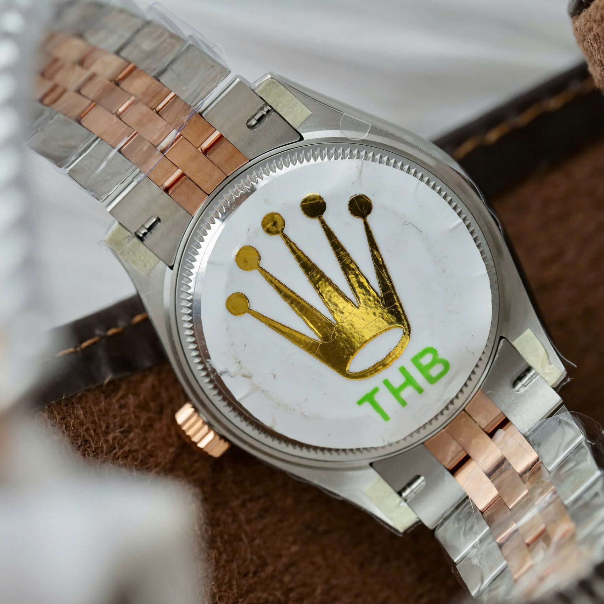 Rolex DateJust Imitation Luxury Watches Gray Dial Jubilee Strap THB Factory 31mm - Top club