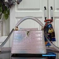 LV Capucines Mini (Taurillon Leather with Jewel-Encrusted Ha1:1High-quality replica