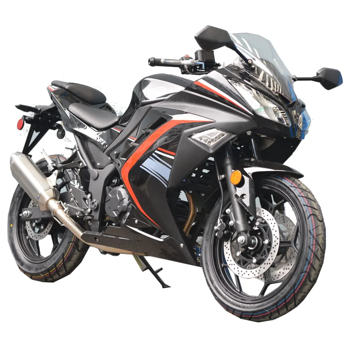 X-Pro Brand New 250cc EFI Fuel Injection Dirt Bike Motorcycle Street Bike, 6 Manual Transmission Electric Start 17" Wheels Assembled in Crate - Image 11