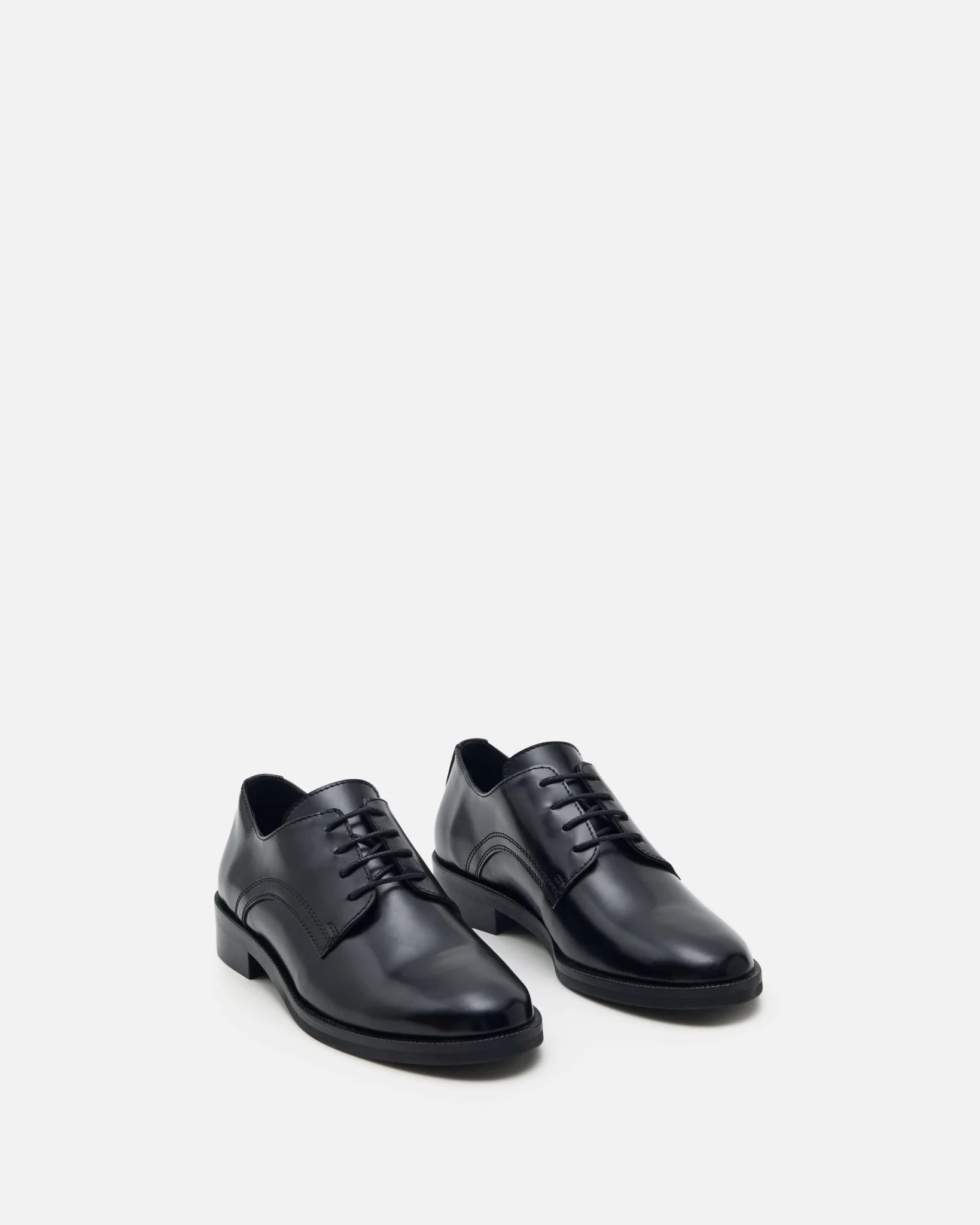 DERBIES PERINE - En cuir noir