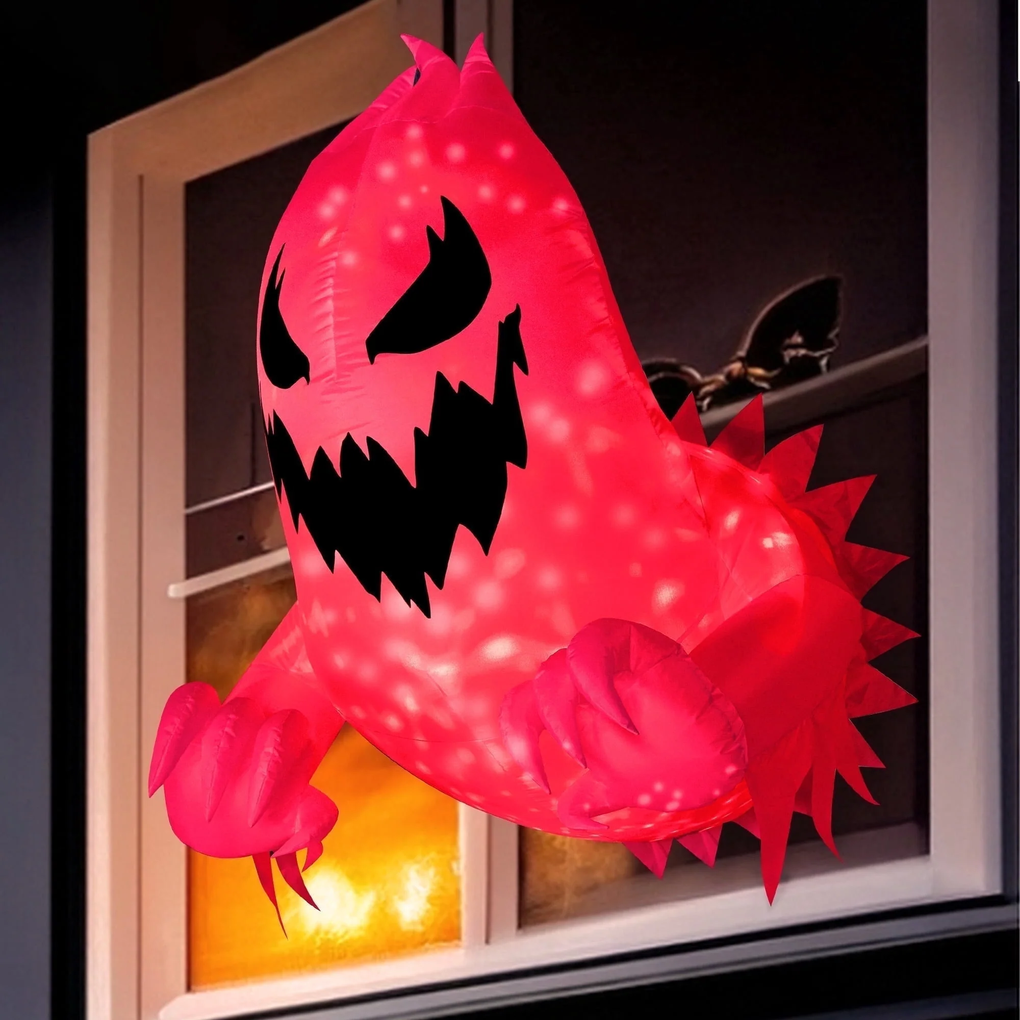 Joyfy 4.5 FT Halloween Inflatable Decorations Outdoor Scary Flying Ghost Broke Out from Window with Built-in LED Blow Up Inflatable for Window Decoration Yard Garden Lawn Decor - Image 16 Joyfy 4.5 FT Halloween Inflatable Decorations Outdoor Scary Flying Ghost Broke Out from Window with Built-in LED Blow Up Inflatable for Window Decoration Yard Garden Lawn Decor - Image 16