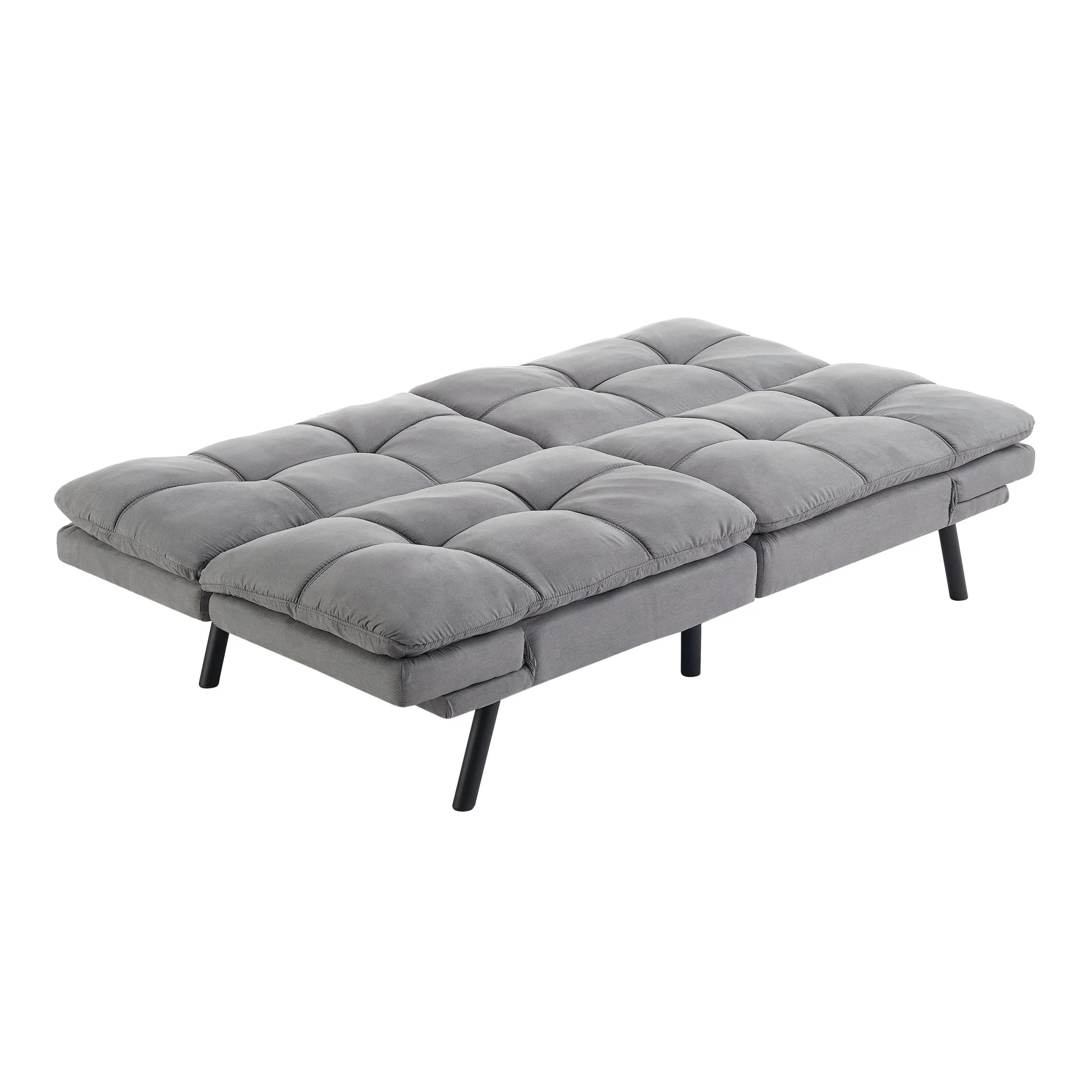 Mainstays Memory Foam Futon with 72",Black - Image 27