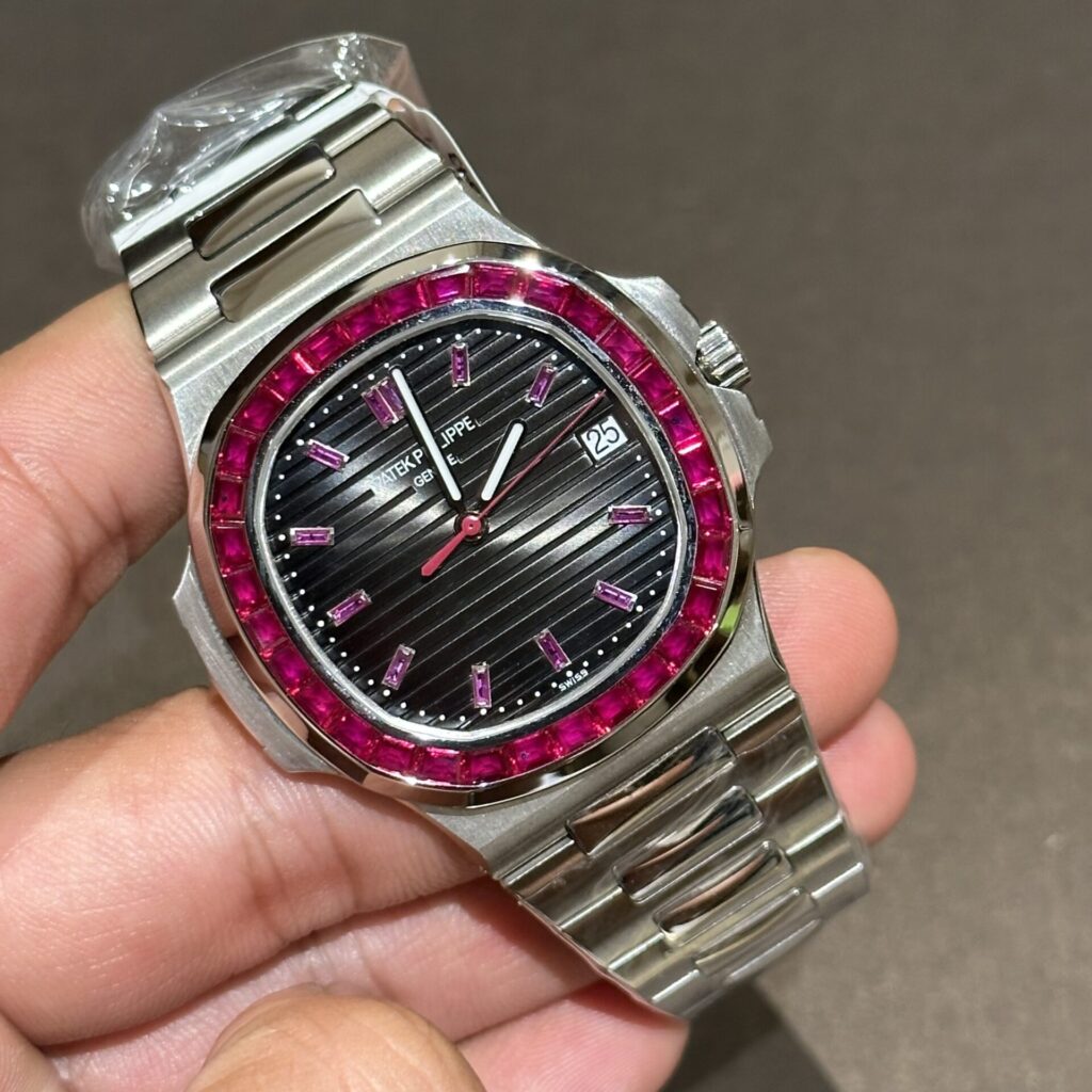Patek Philippe Nautilus 5723 With Red Ruby Stone Replica Watch 40mm - Top club
