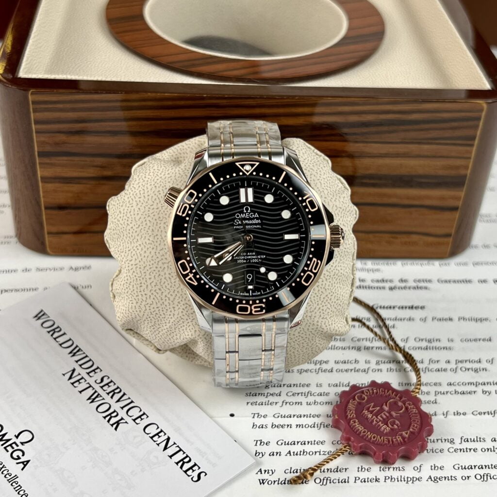 Omega Replica 1:1 Watch Seamaster Black Wave Pattern Demi Factory VS 42mm - Top club