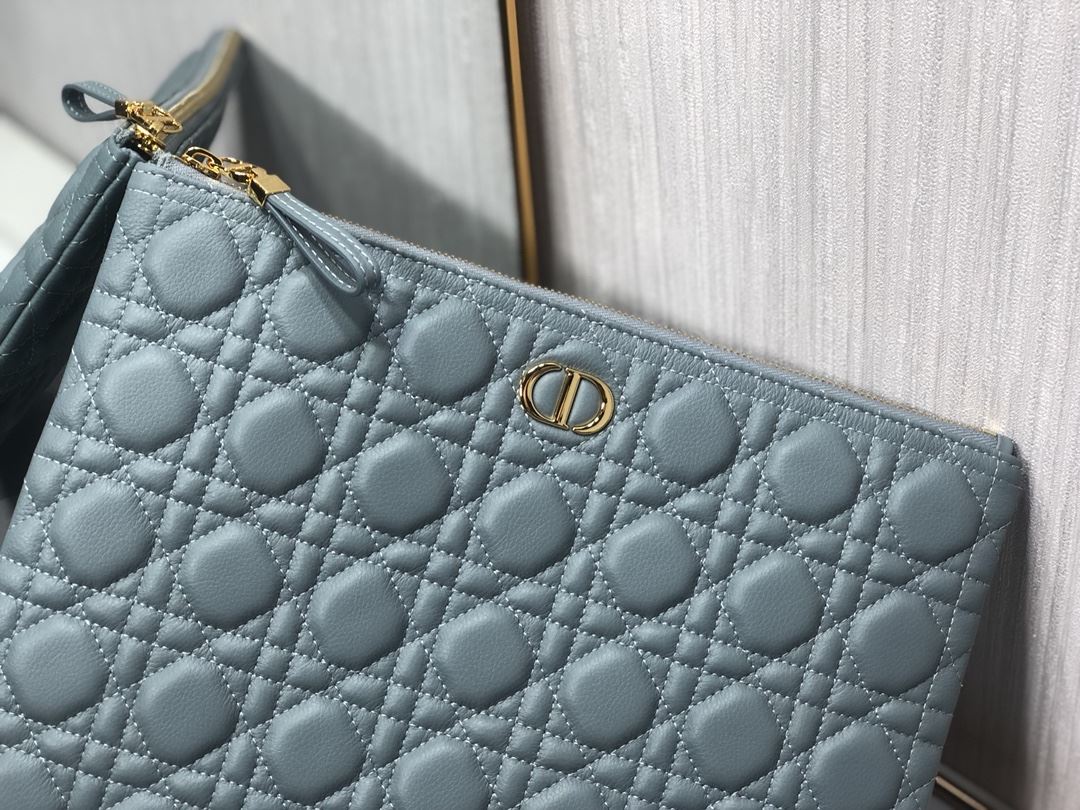 Lagre Dior Caro Daily Pouch Pink/Black/Blue/Brown For Women‎ 12in/30cm CD S5086UWHC_M81P1:1High-quality replica