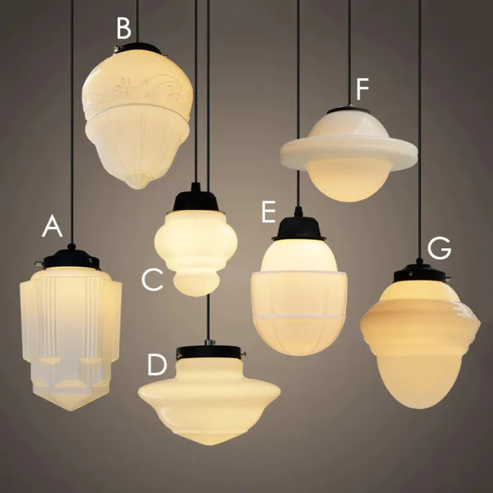 TimelessGlow – Geometrische Hanglamp in Mat Glas