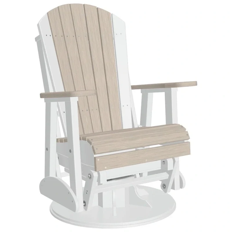 Poly Lumber Adirondack Swivel Glider Chair - 30W x 28D x 44H - Image 7 Poly Lumber Adirondack Swivel Glider Chair - 30W x 28D x 44H - Image 7