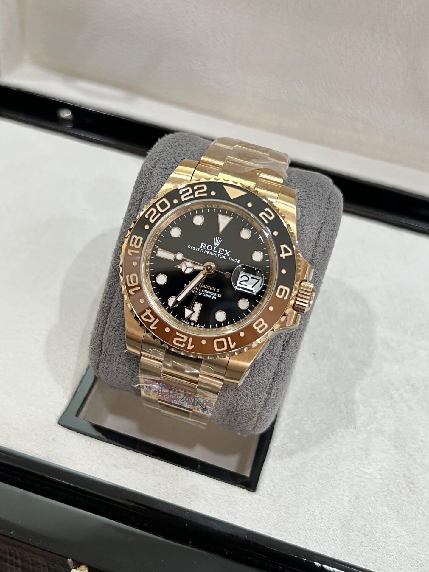 Rolex GMT-Master II 126715CHNR Replica Watch Root Beer Clean Factory 40mm - Elite Watch Atelier