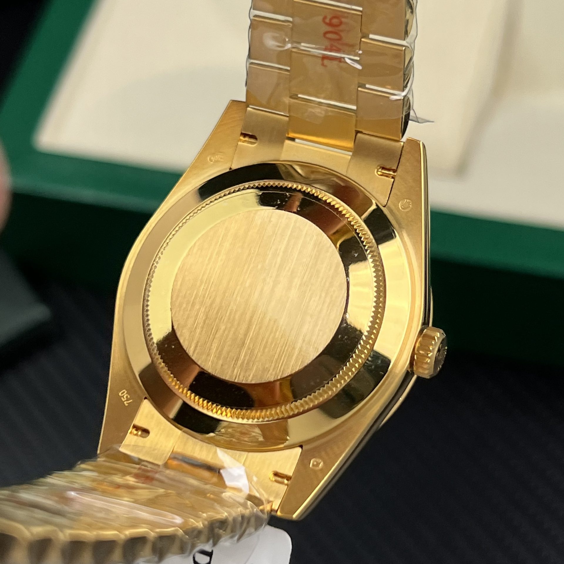 Rolex Replica Watch Day-Date Gold Wrapped Weight 177gram Champagne Dial GM Factory 40mm - Top club