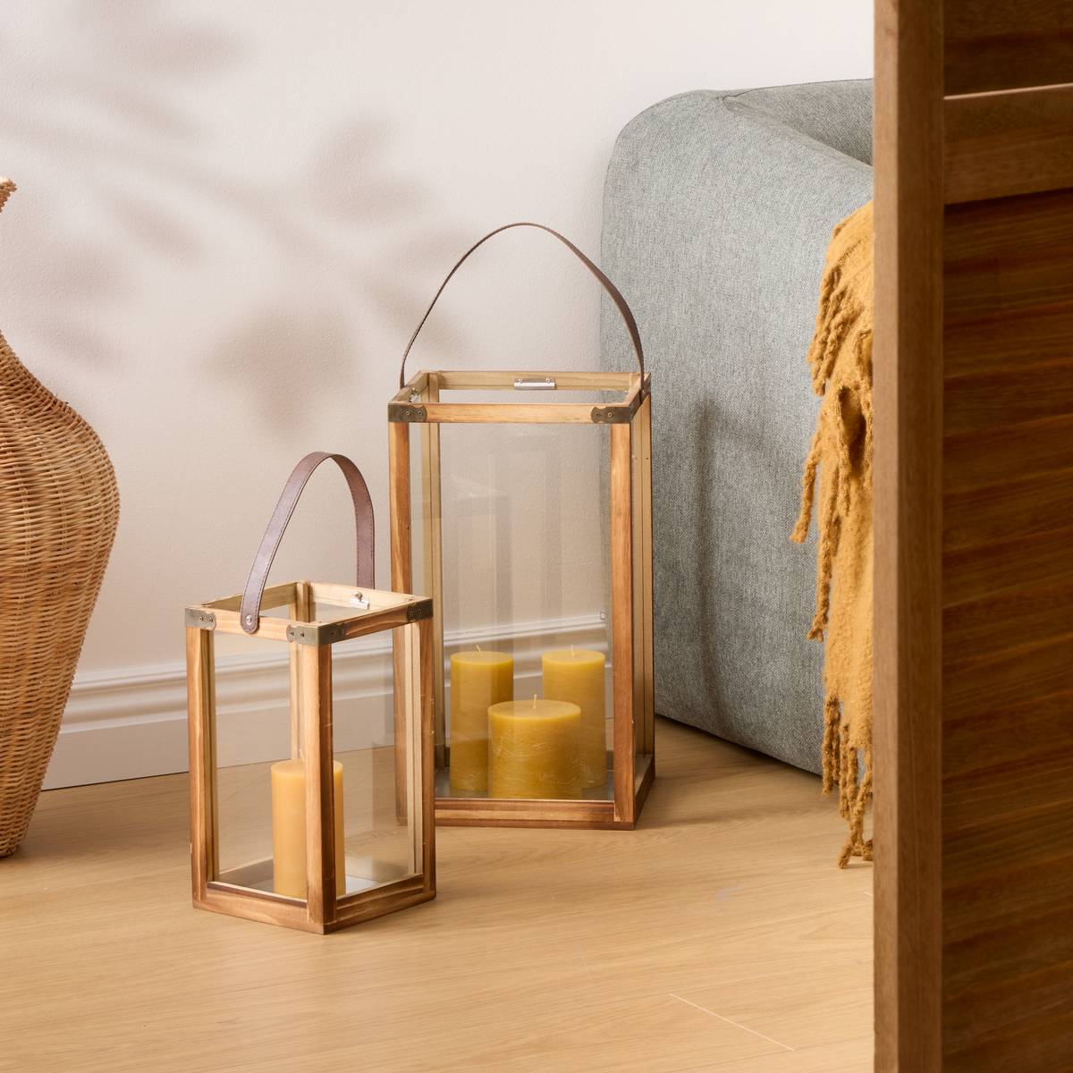 Set of 2 Lanterns "Lony" 26x25 cm