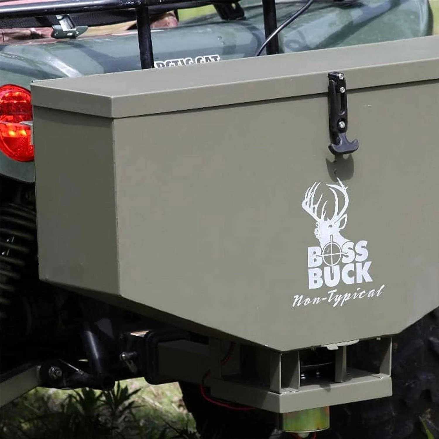 Boss Buck 80lb ATV Seeder Spreader - Image 4 Boss Buck 80lb ATV Seeder Spreader - Image 4