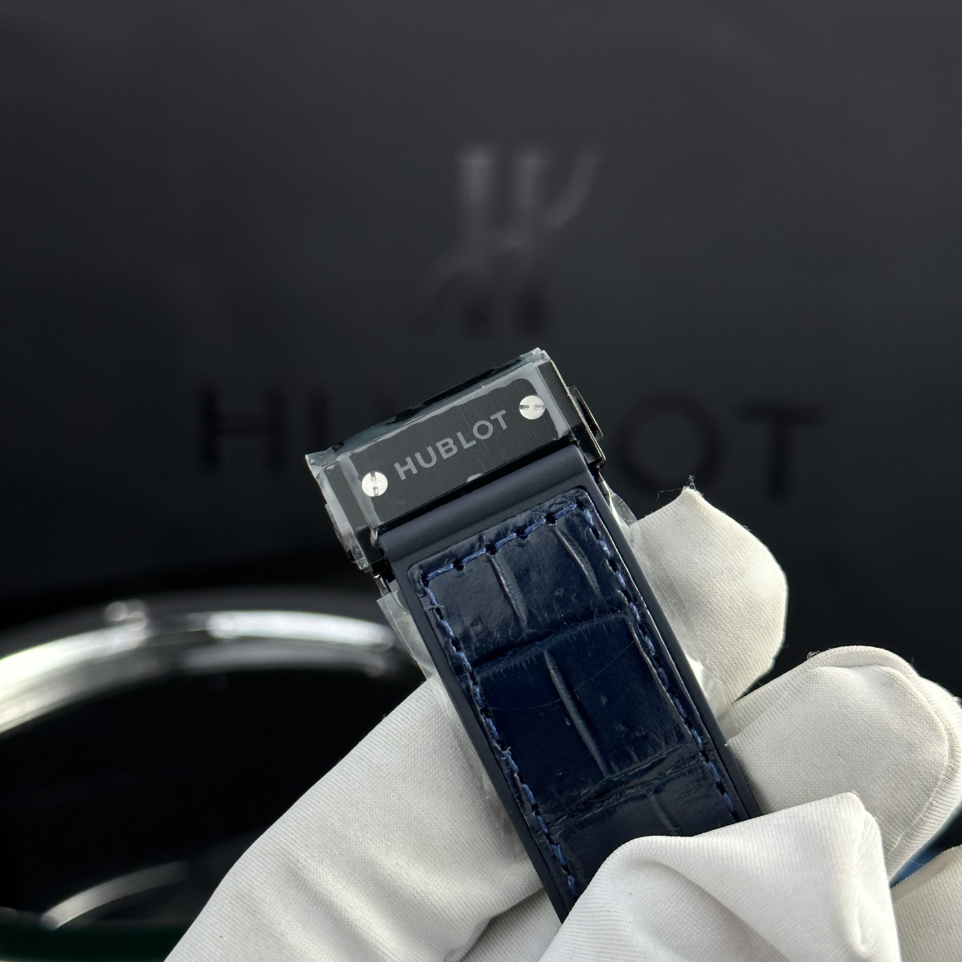 Hublot Replica 11 Watch Black Ceramic Case Blue Dial Refined Movement SW300 JJZ 42mm - Top club