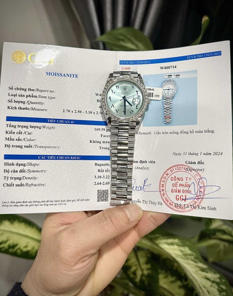 Rolex Day-Date Replica Watch Ice Blue Dial Number Pile Arabic GM Factory 40mm - Elite Watch Atelier