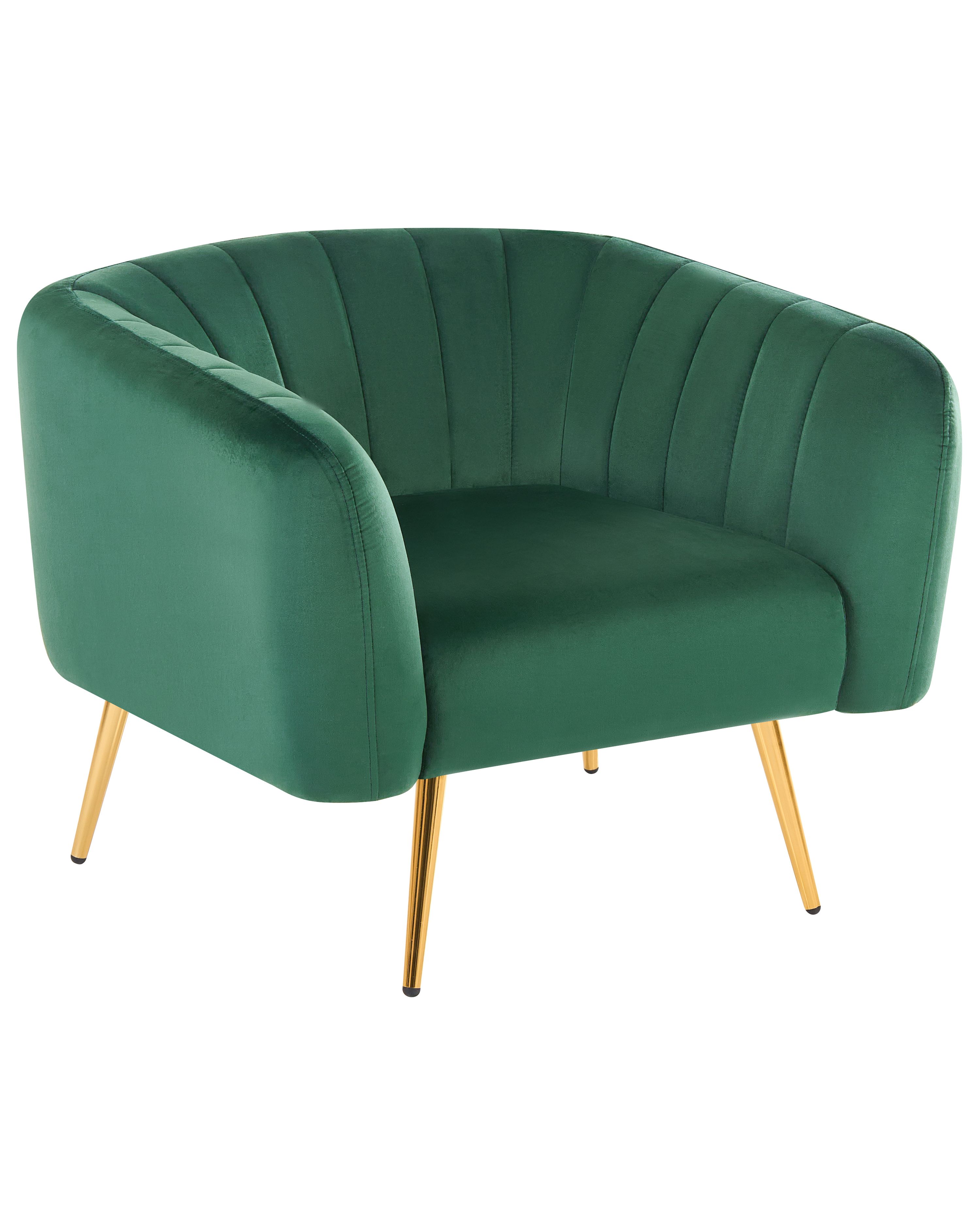 Armchair LACONIA Velvet Dark Green