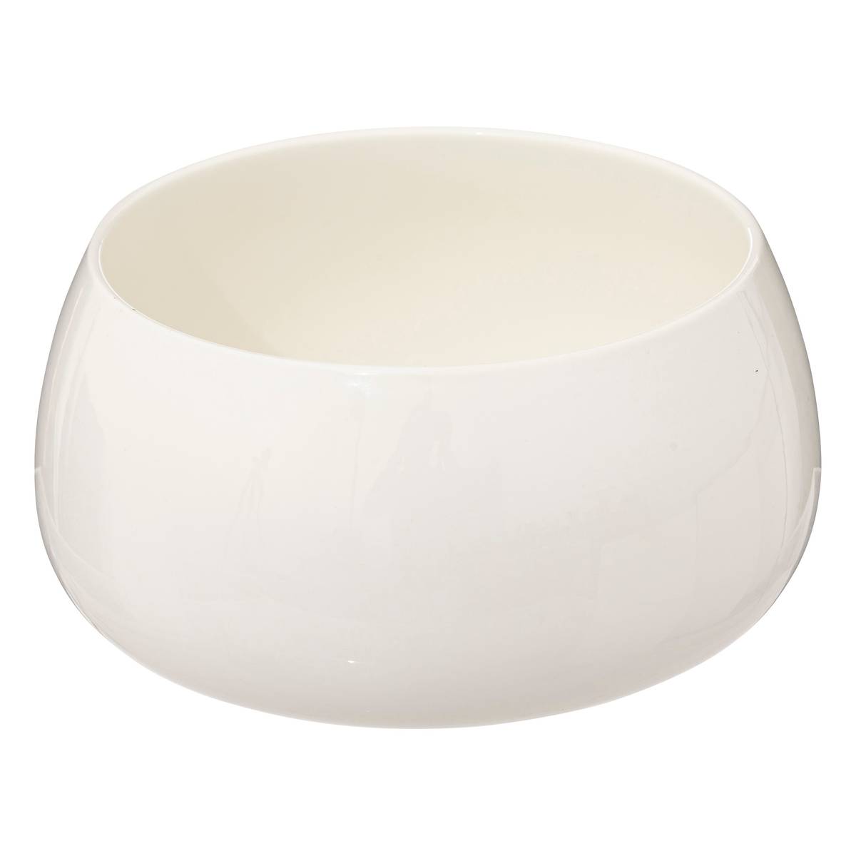 Salad Bowl"Nora" D.21 cm, Warm White
