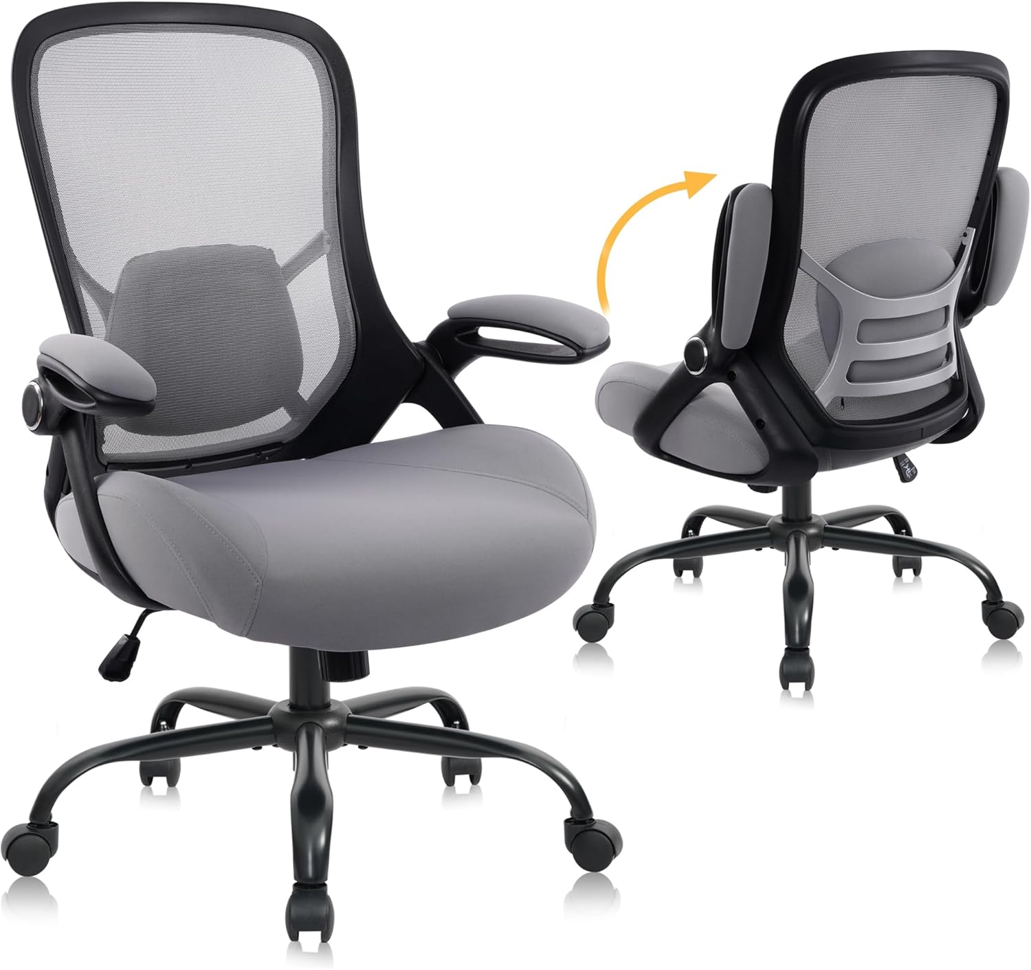 HYLONE 400lbs Heavy Duty Office Chair, 5